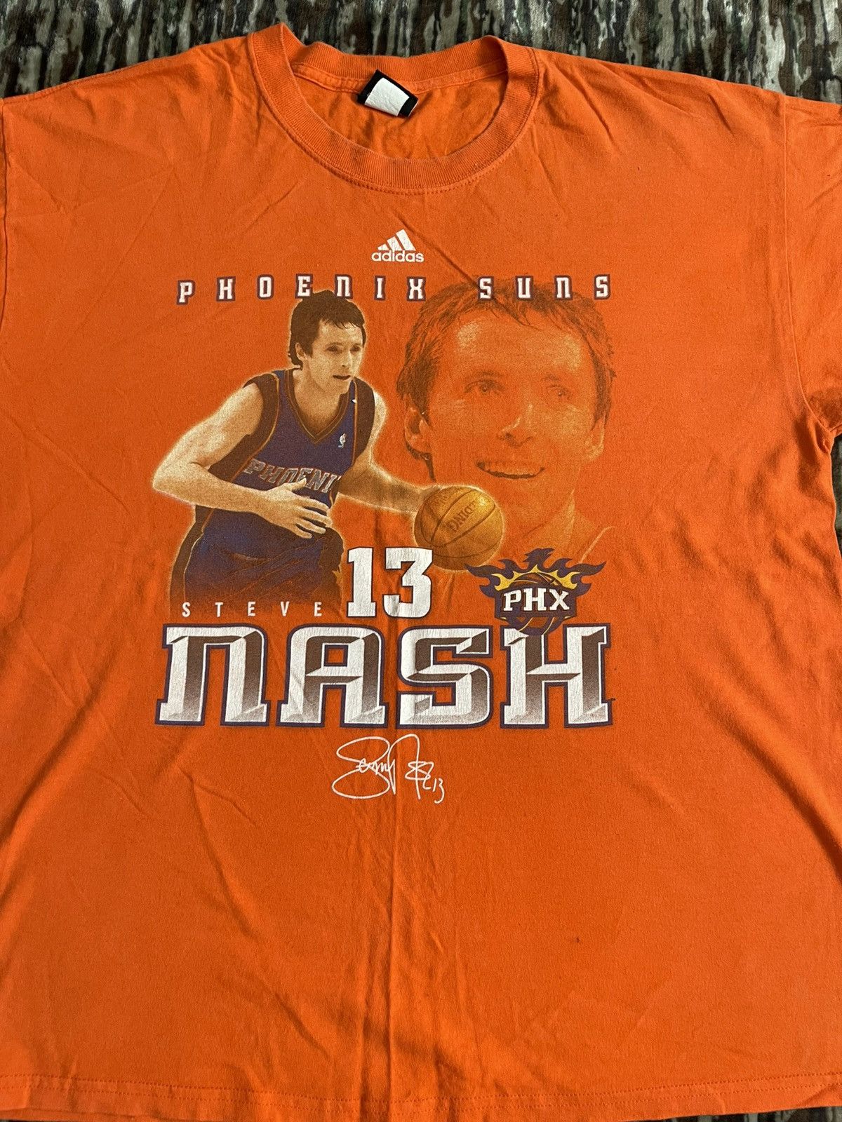 Adidas Orange Steve Nash Phoenix Suns Adidas shirt #NBA Size US L / EU 52-54 / 3 - 2 Thumbnail