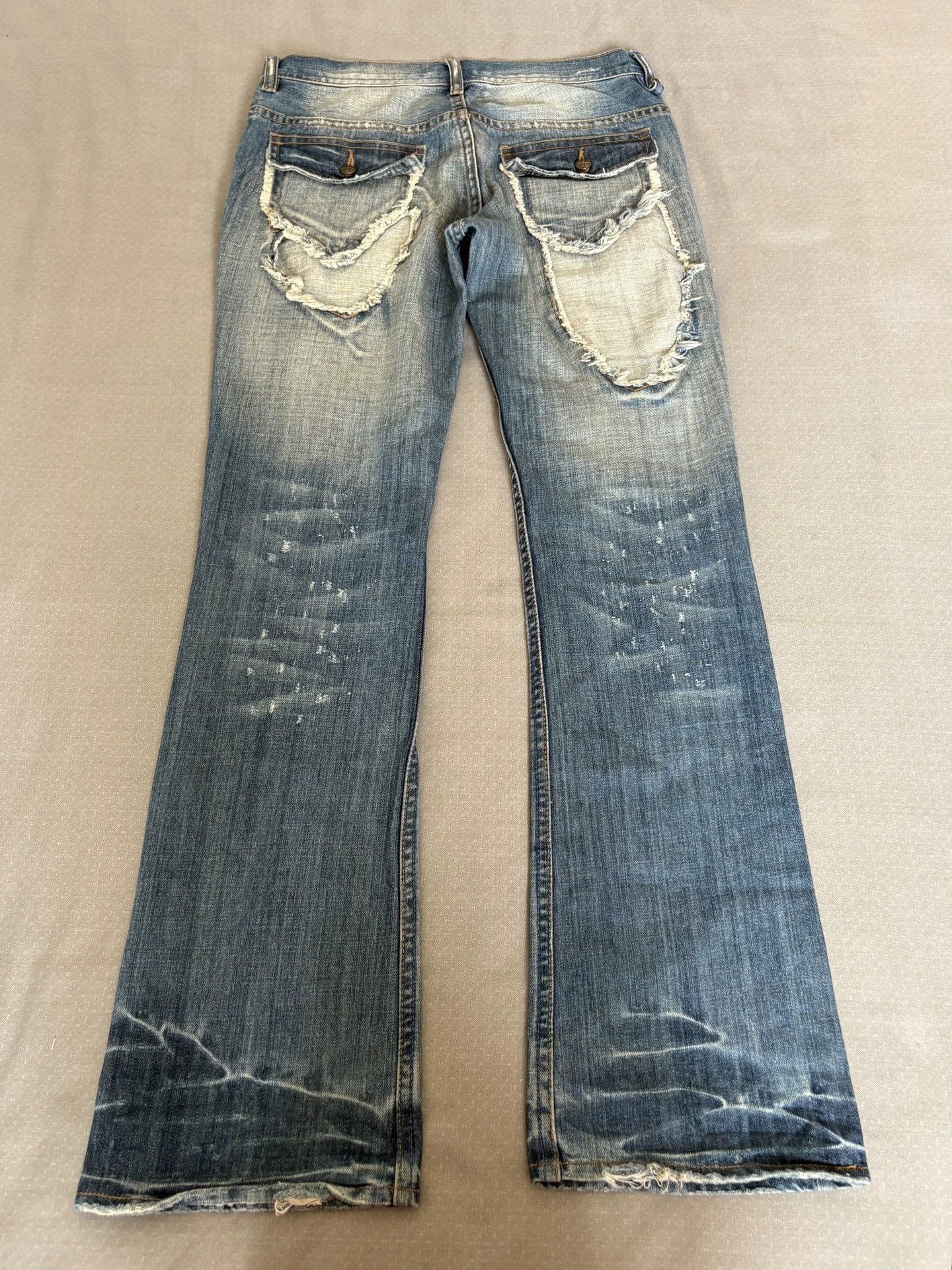 Other Midas Vintage Irregular Pocket Denim Jeans 82/108 Size US 32 / EU 48 - 9 Thumbnail