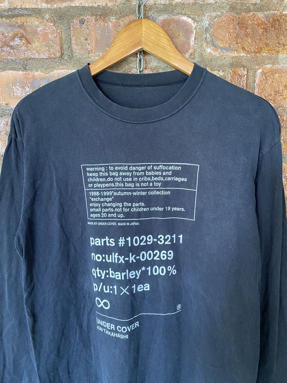 Undercover AW1998 Undercover caretag logo shirt Size US L / EU 52-54 / 3 - 3 Thumbnail