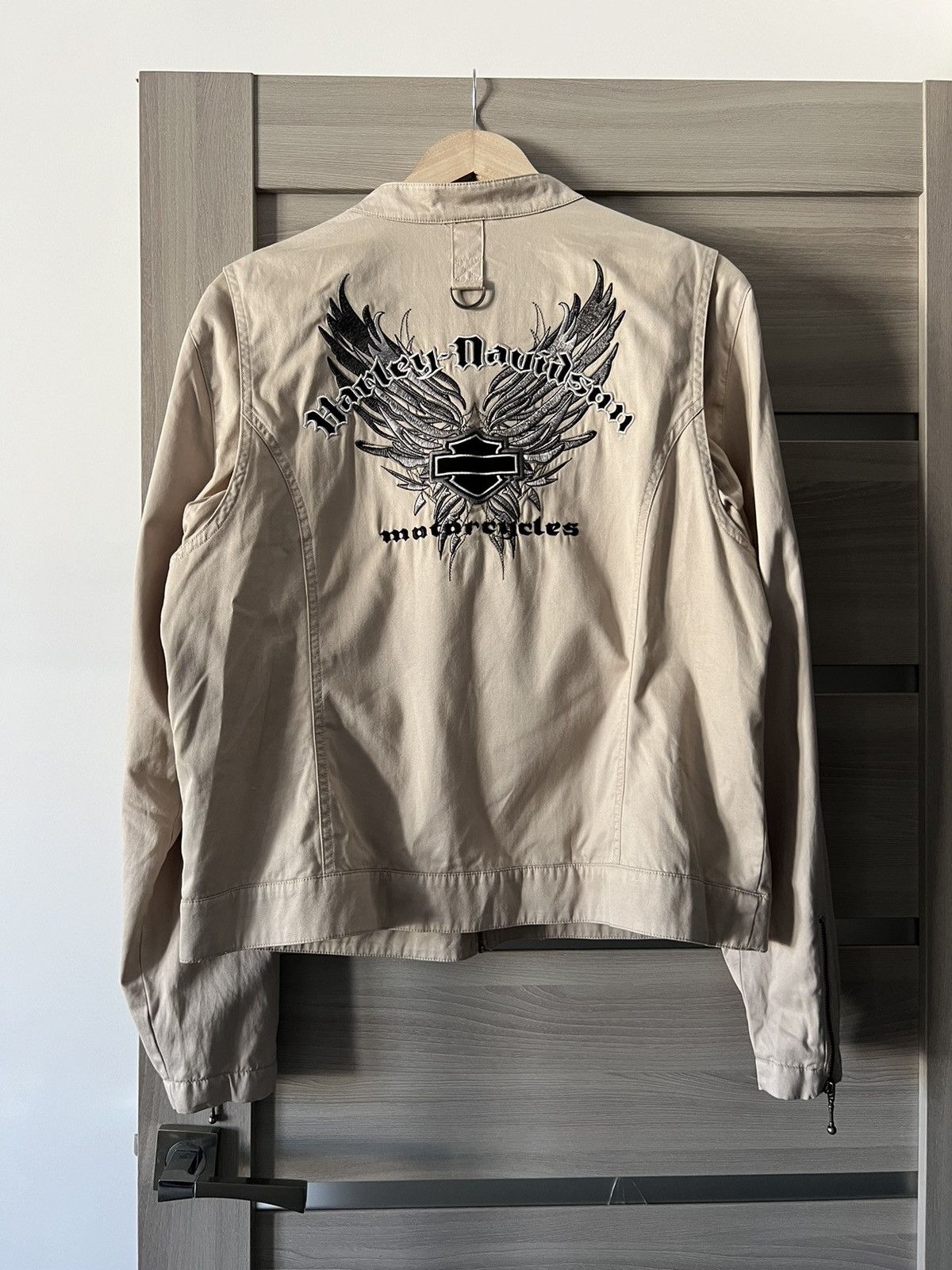 Harley Davidson Vintage Harley Davidson Jacket Big Embroidered Logo 90’s Size US L / EU 52-54 / 3 - 1 Thumbnail