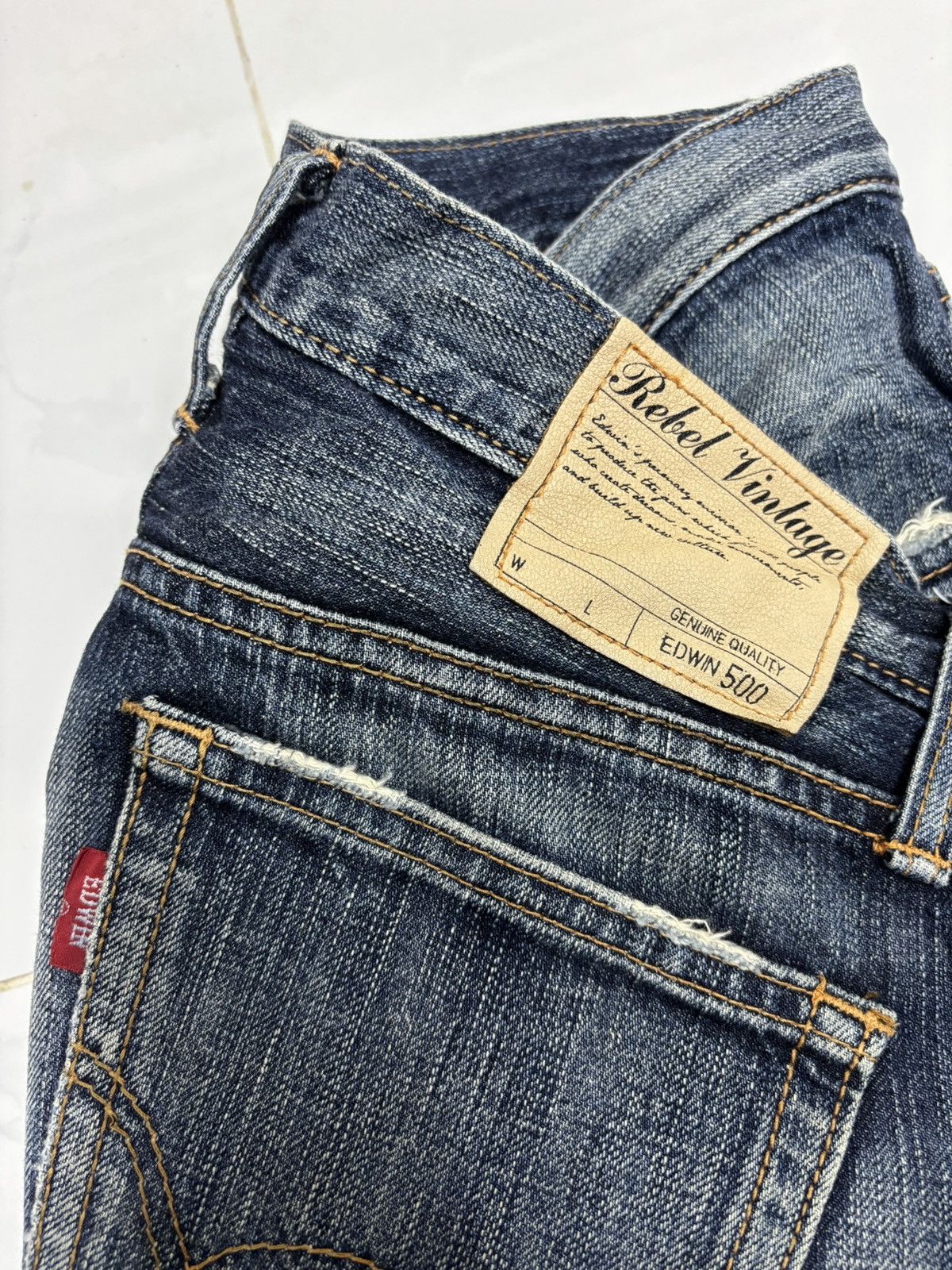 Edwin × Hysteric Glamour × If Six Was Nine Flare Jeans Edwin 500 Rebel Vintage Bootcut Denim Jeans Size US 30 / EU 46 - 9 Thumbnail