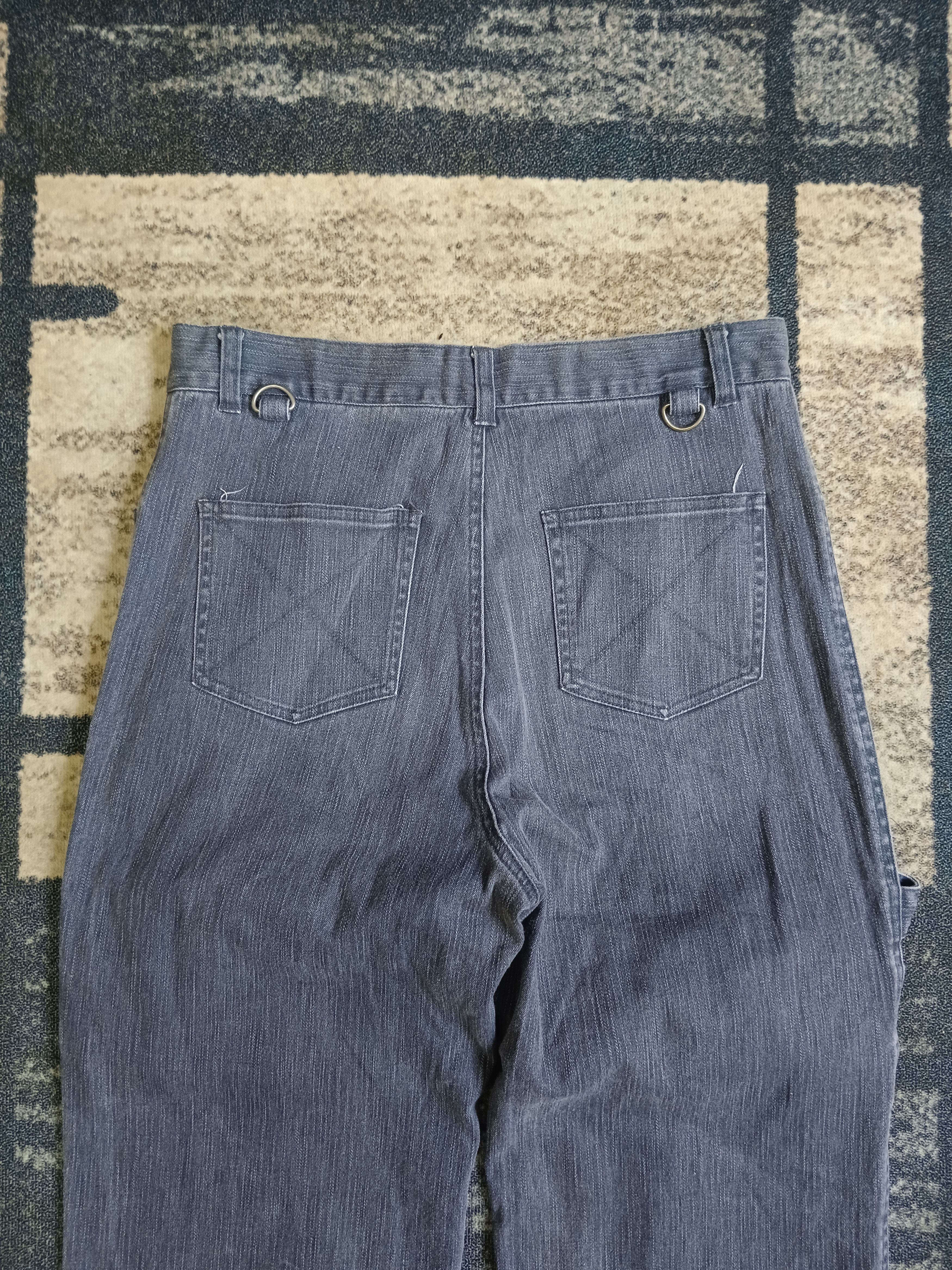 Japanese Brand FADE BONDAGE PANTS SLASH NUMBER Size US 29 - 5 Thumbnail