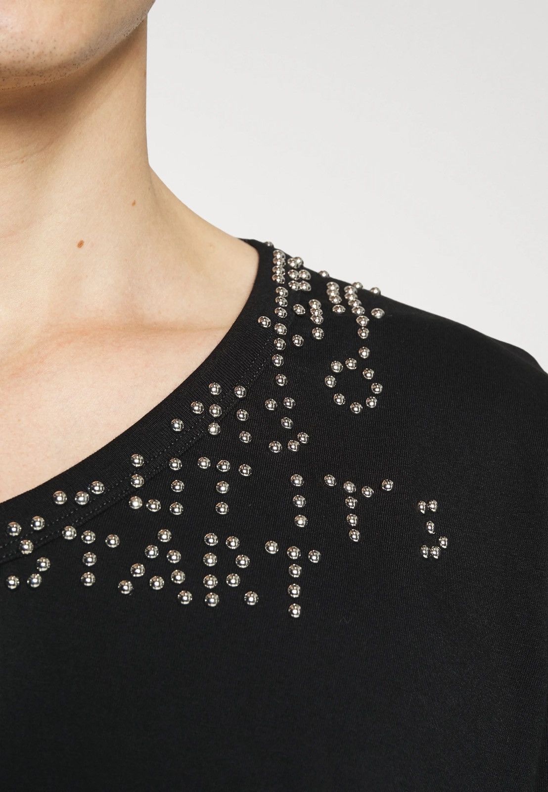 Maison Margiela !DS! SS22 Maison Margiela Studded Black Longsleeve T-Shirt Size US M / EU 48-50 / 2 - 9 Thumbnail