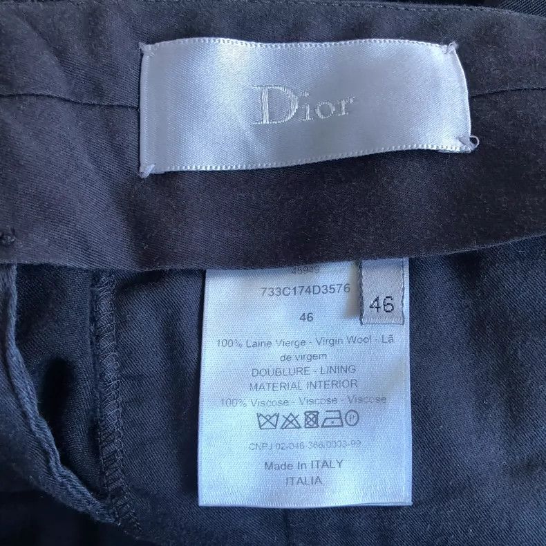 Dior Dior Double zipper wool suit trousers 2501-Nextarrow Size US 30 / EU 46 - 5 Thumbnail