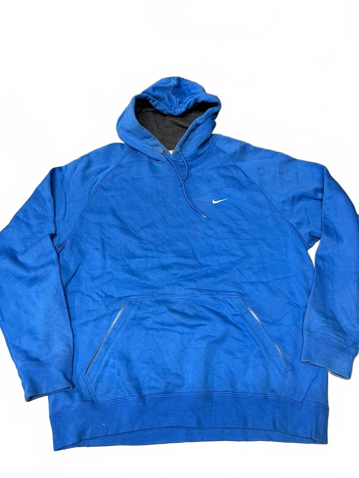 Nike Nike Blue Hooded Sweatshirt - Comfortable & Stylish Size US XL / EU 56 / 4 - 2 Thumbnail