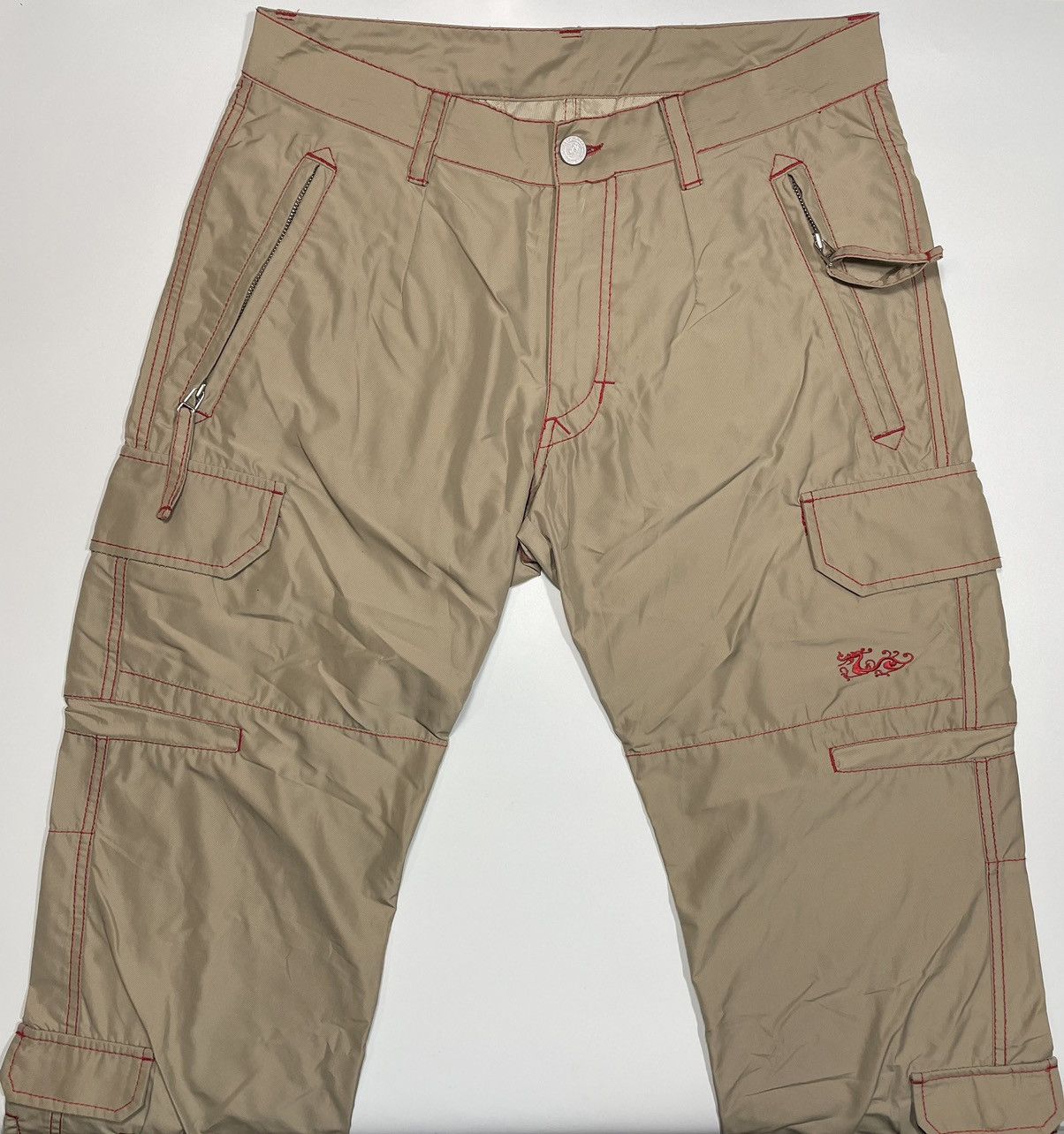 Vintage Dance With Dragon Kyoto japan Cargo multi pocket utility Size US 32 / EU 48 - 5 Thumbnail