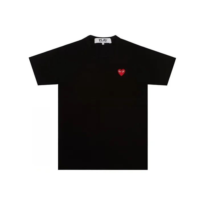Comme des Garcons Comme des Garçons Play Black Heart Short Sleeve T-Shirt 0079 Size US XXL / EU 58 / 5 - 1 Thumbnail