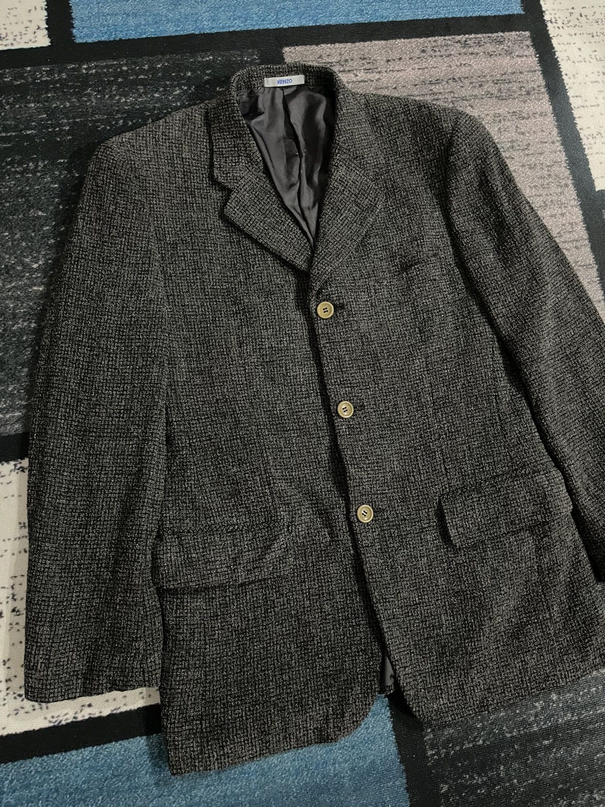 Kenzo Vintage Kenzo Homme Coat Blazer Size 42R - 4 Thumbnail