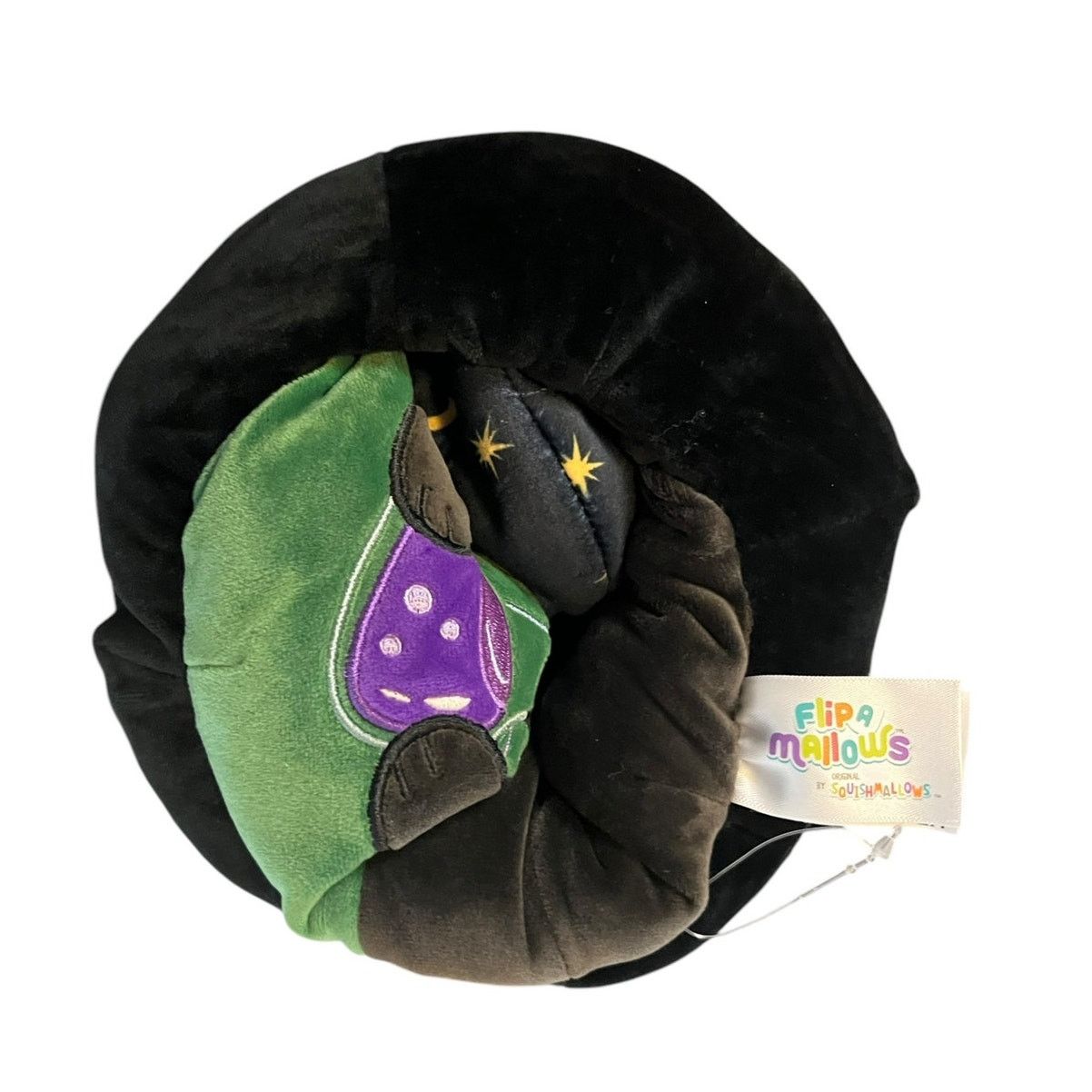 Designer FLIP A MALLOW By Squishmallow Cleo The Cat Witch/Pumpkin Size ONE SIZE - 7 Thumbnail