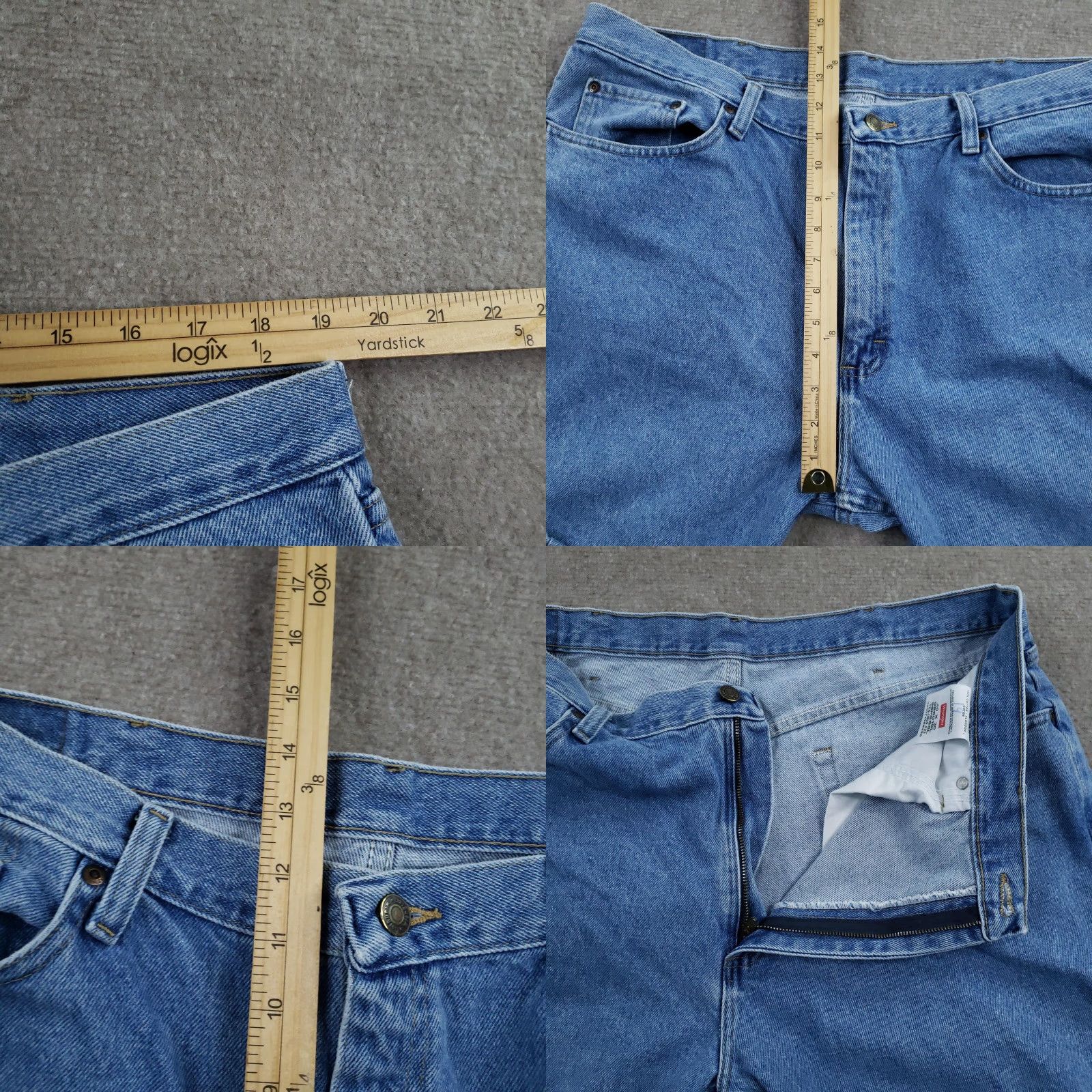 Wrangler Vtg Wrangler Five Star Jeans Mens 40x30 Blue Regular Straight Size US 40 / EU 56 - 8 Thumbnail