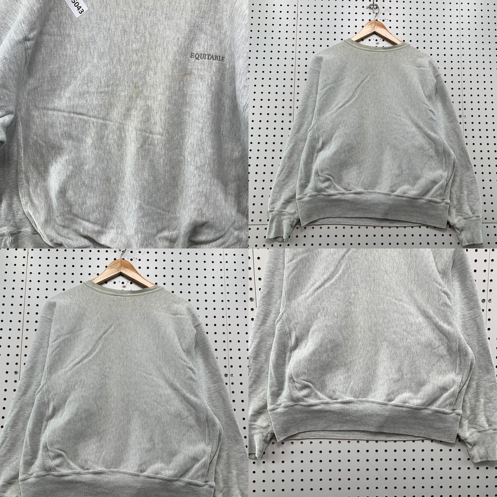 Champion VINTAGE Champion Reverse Weave Sweatshirt Mens Medium Gray Crewneck 22.5x24.5 Size US M / EU 48-50 / 2 - 9 Thumbnail