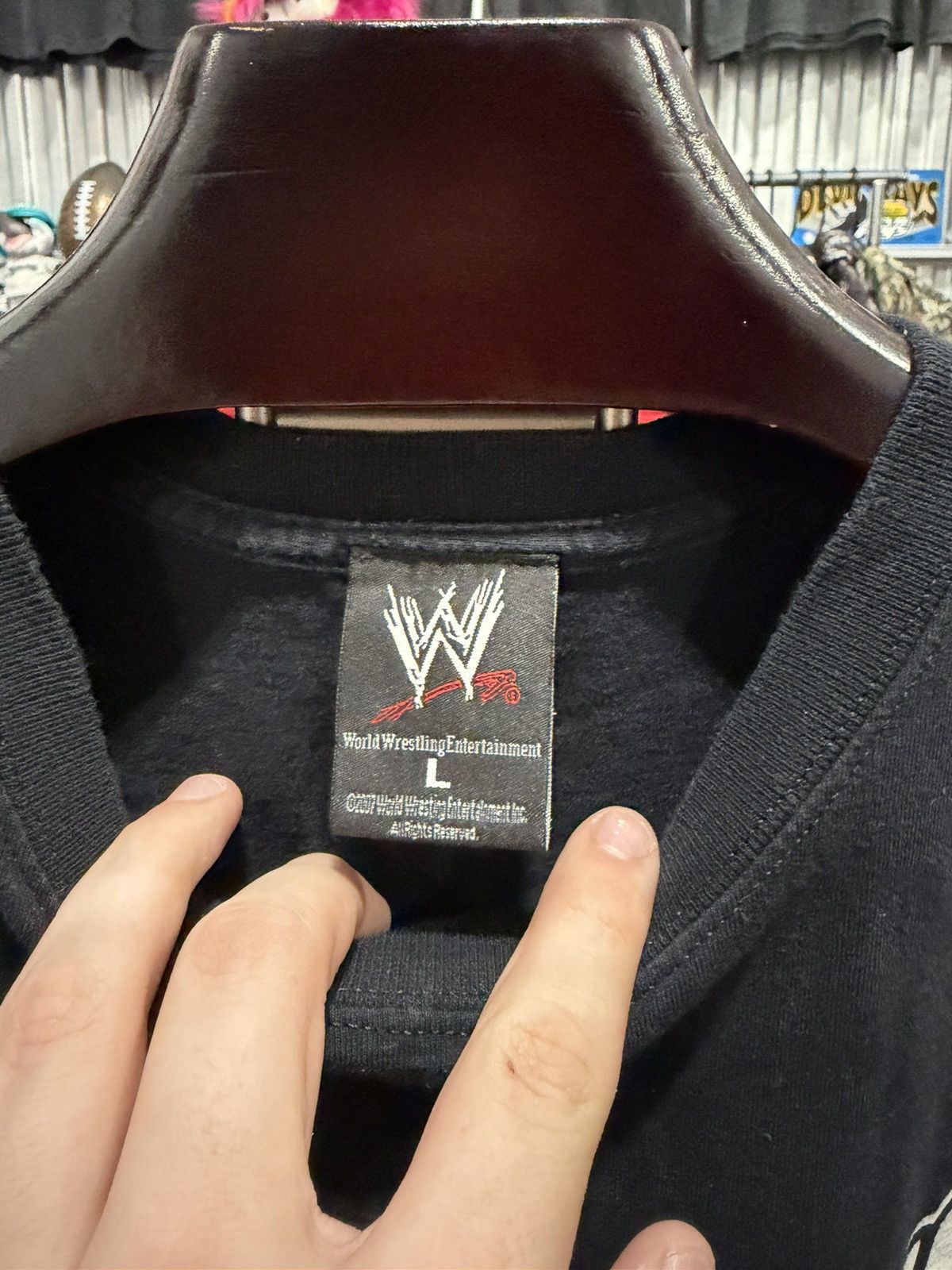 WWE 2007 Vintage WWE John Cena Spell Out Tee L Size US L / EU 52-54 / 3 - 2 Thumbnail