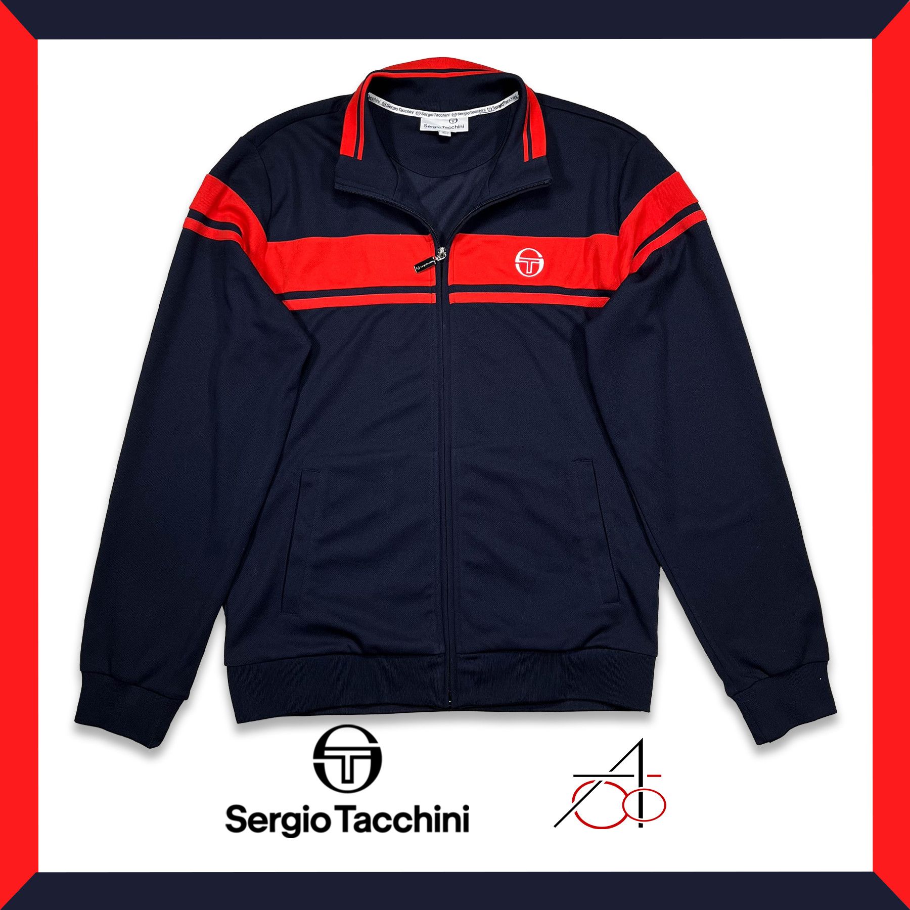 Sergio Tacchini Sergio Tacchini Classic Track-jacket • M/L size Size US L / EU 52-54 / 3 - 1 Thumbnail