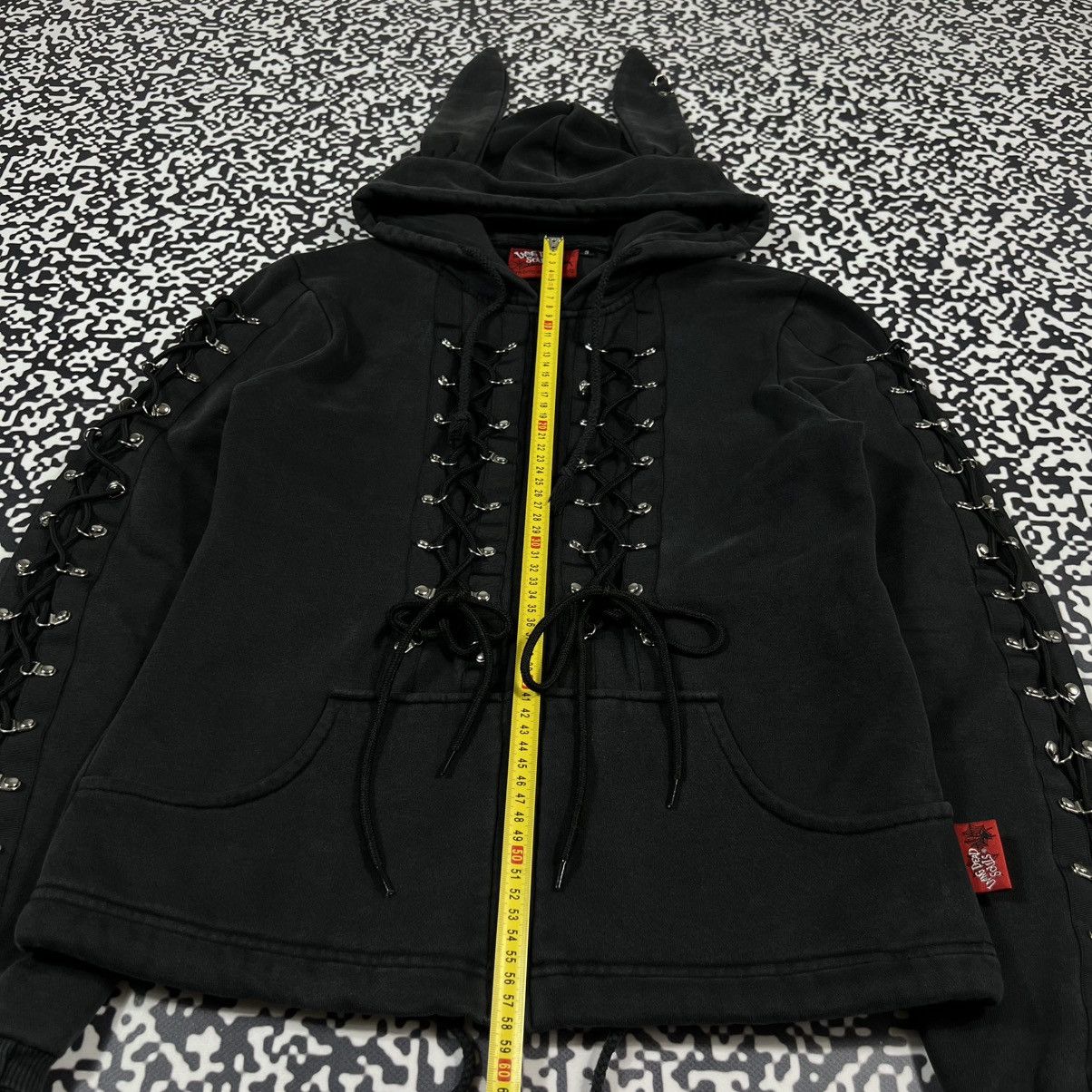 Japanese Brand Vintage Y2K Living Dead Souls Gothic Bunny Style Zip Hoode Size S / US 4 / IT 40 - 24 Thumbnail