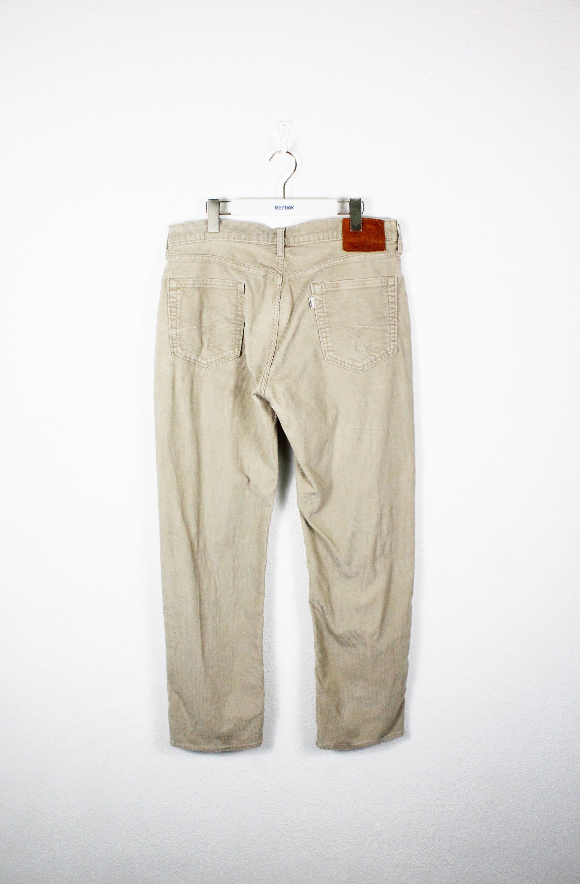 Levi's × Levi's Vintage Clothing Levi's 514 Big E Beige Corduroy Velvet Denim Pants Size US 34 / EU 50 - 4 Thumbnail