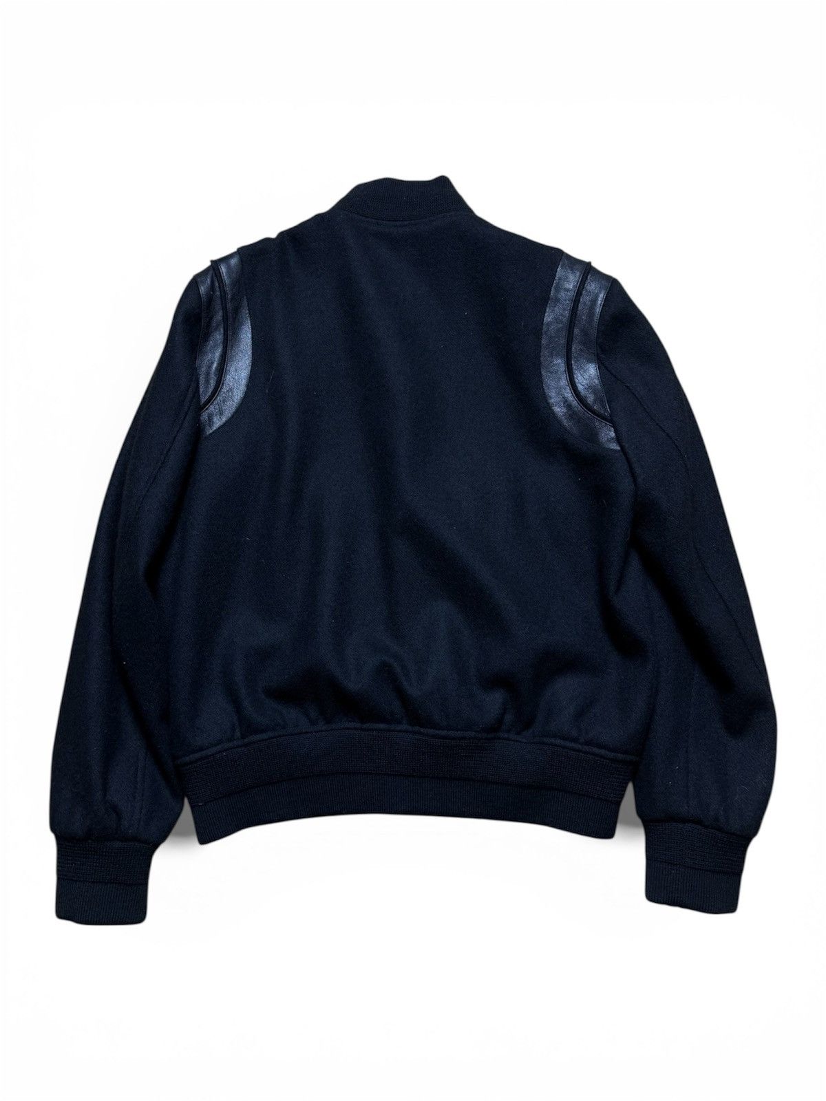 Saint Laurent Paris F/W18 Blacked Out Teddy Jacket by Anthony Vaccarelo Size US M / EU 48-50 / 2 - 2 Thumbnail