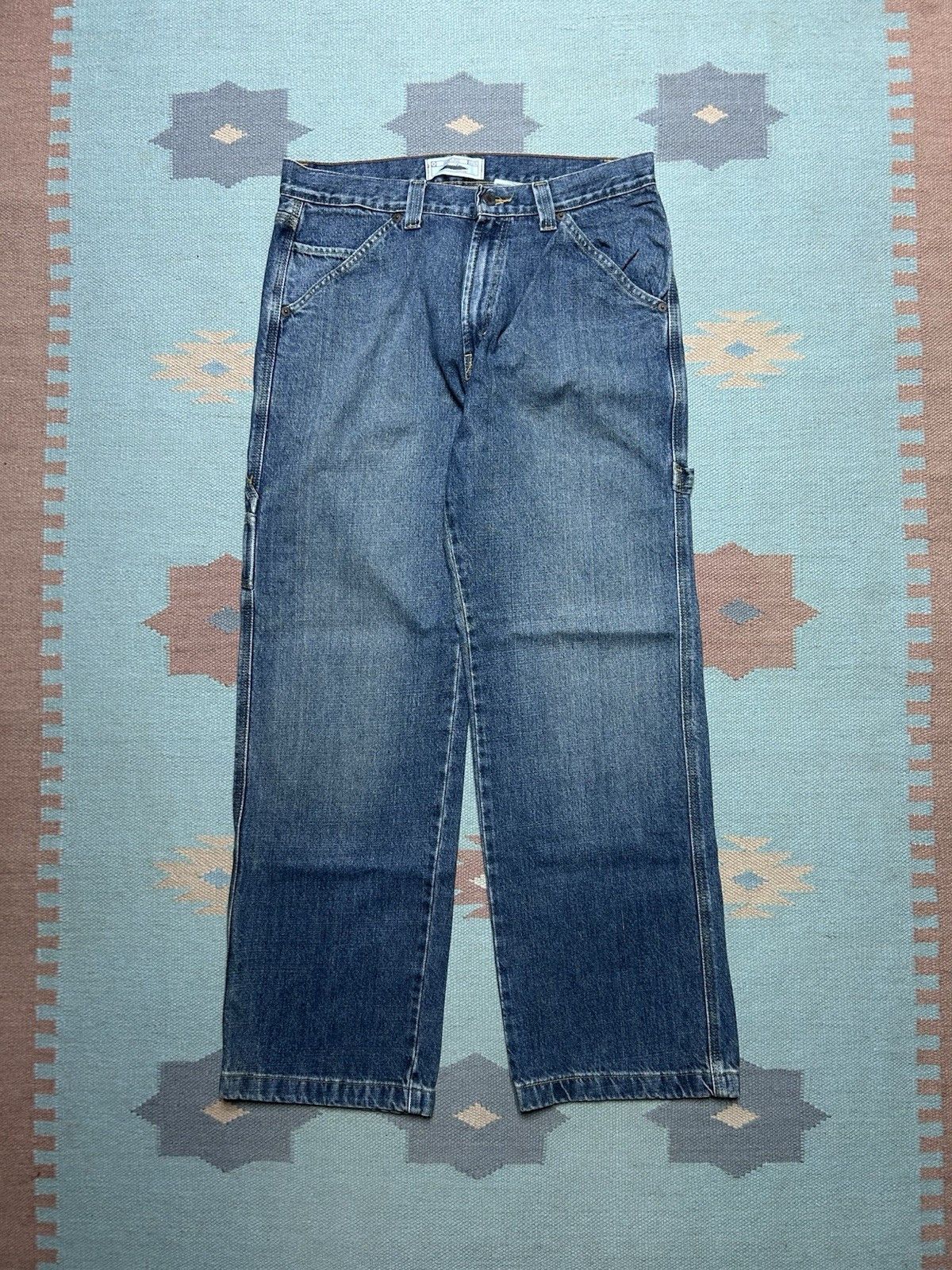 Vintage Levi’s carpenter jeans workwear skater baggy wide y2k 33x31 Size US 33 - 5 Thumbnail