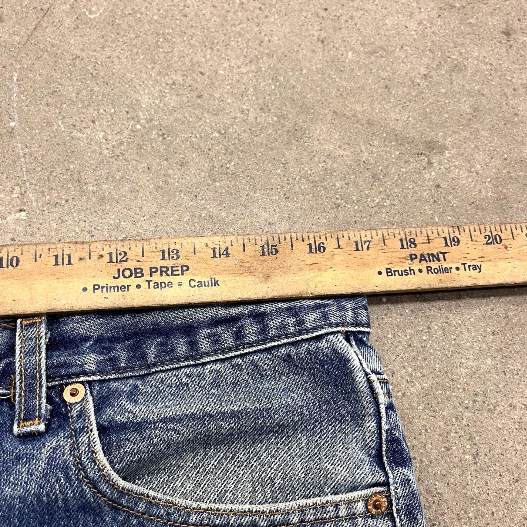 Vintage Levi's 517 Jeans Mens 34x32 Boot Cut Zip Fly USA Denim Cotton 5-Pocket Design Inseam 32 Regular Fit Bootcut Blue 34 90s Vtg Made USA