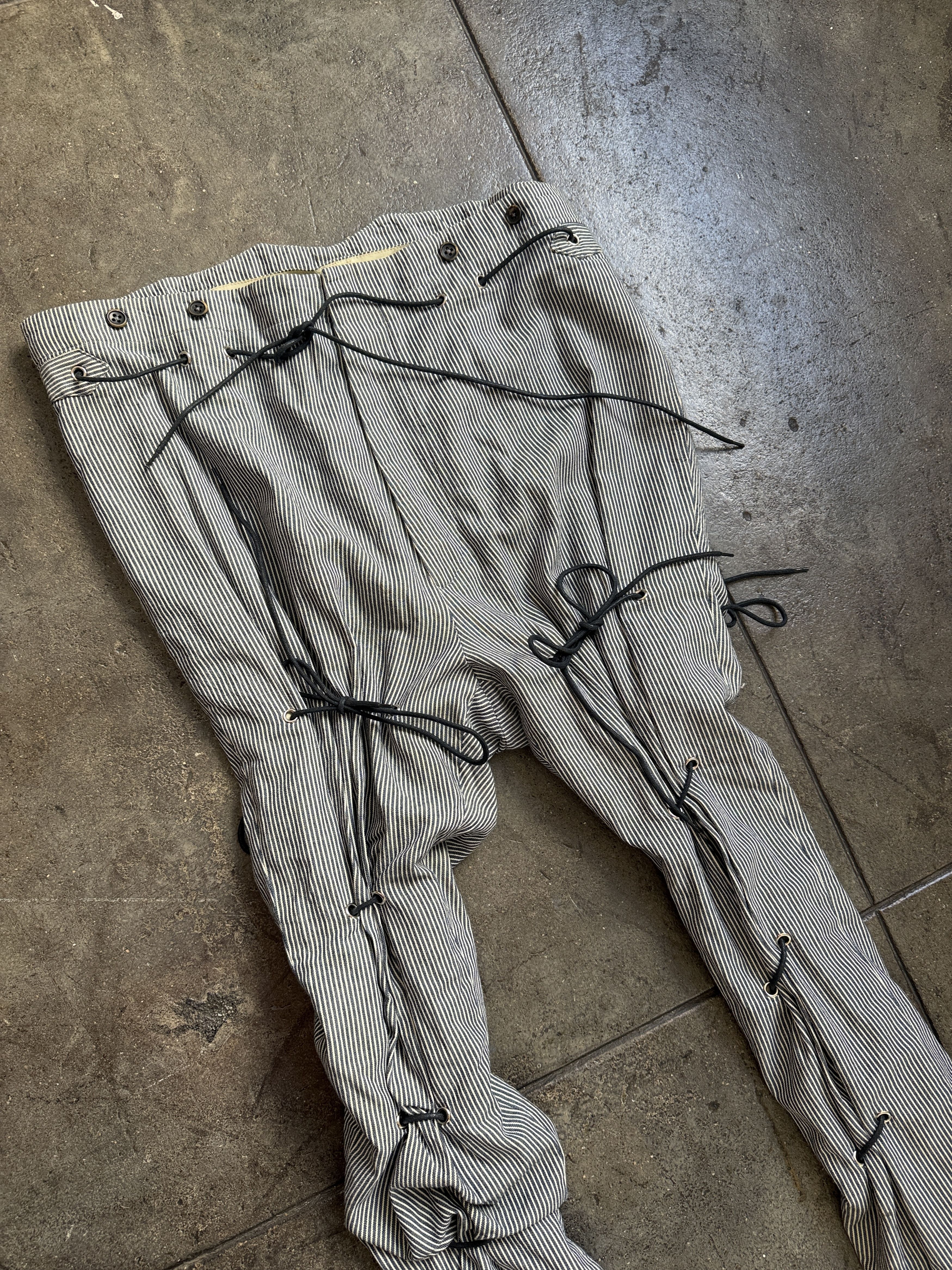 Vivienne Westwood 1,000$ Unisex Andreas Kornthaler Bondage Army Trousers Size US 30 / EU 46 - 2 Thumbnail