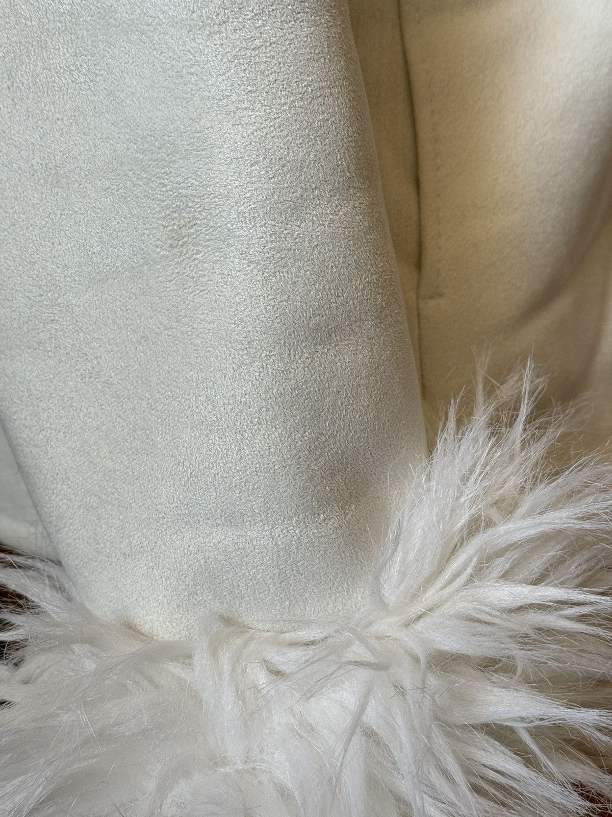 Vintage White / Cream Vintage Afgan Penny Lane faux fur coat Size S / US 4 / IT 40 - 4 Thumbnail