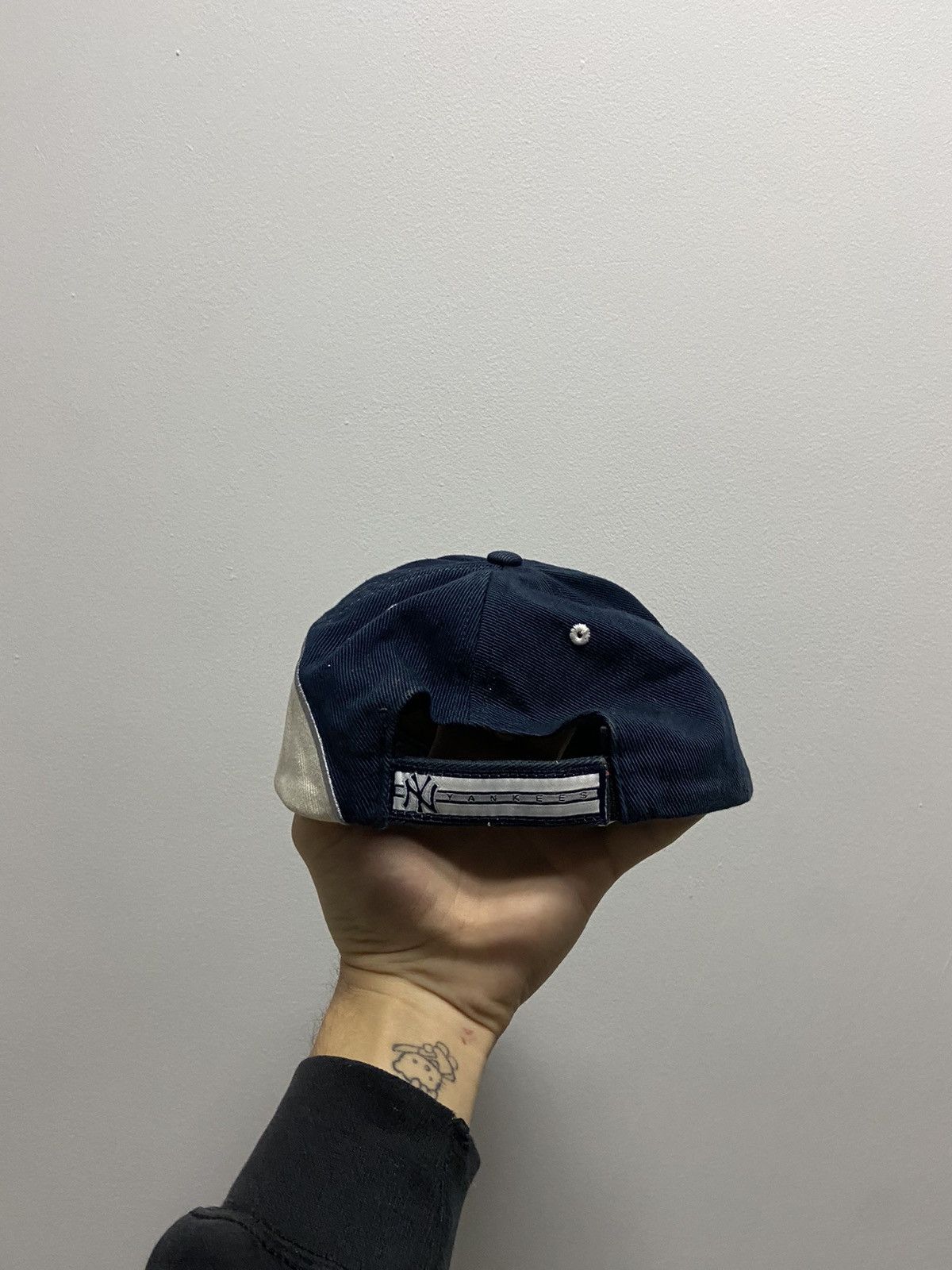 New York Yankees × Vintage New York Yankees big logo cap baseball vintage Size ONE SIZE - 5 Thumbnail