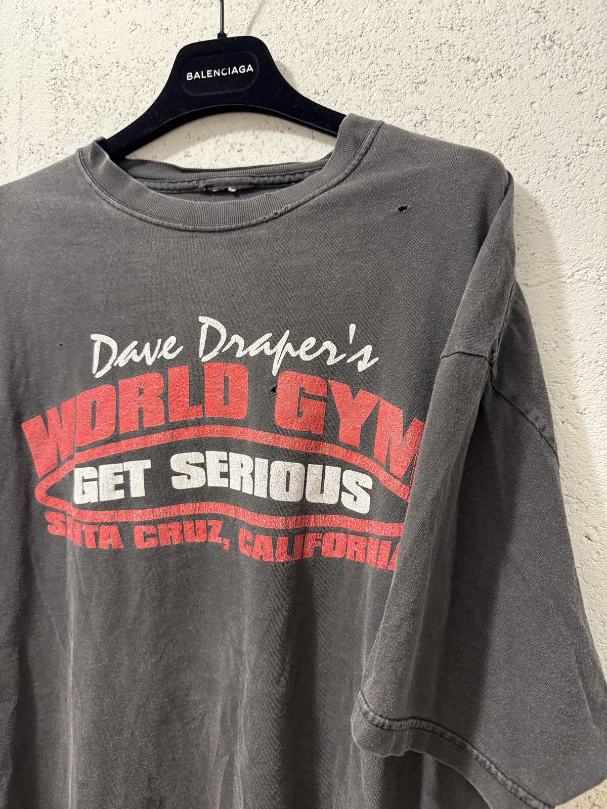 Vintage *RARE* VTG 90s WORLD GYM DAVE DRAPER GOLDEN ERA BODYBUILDING Size US XL / EU 56 / 4 - 3 Thumbnail