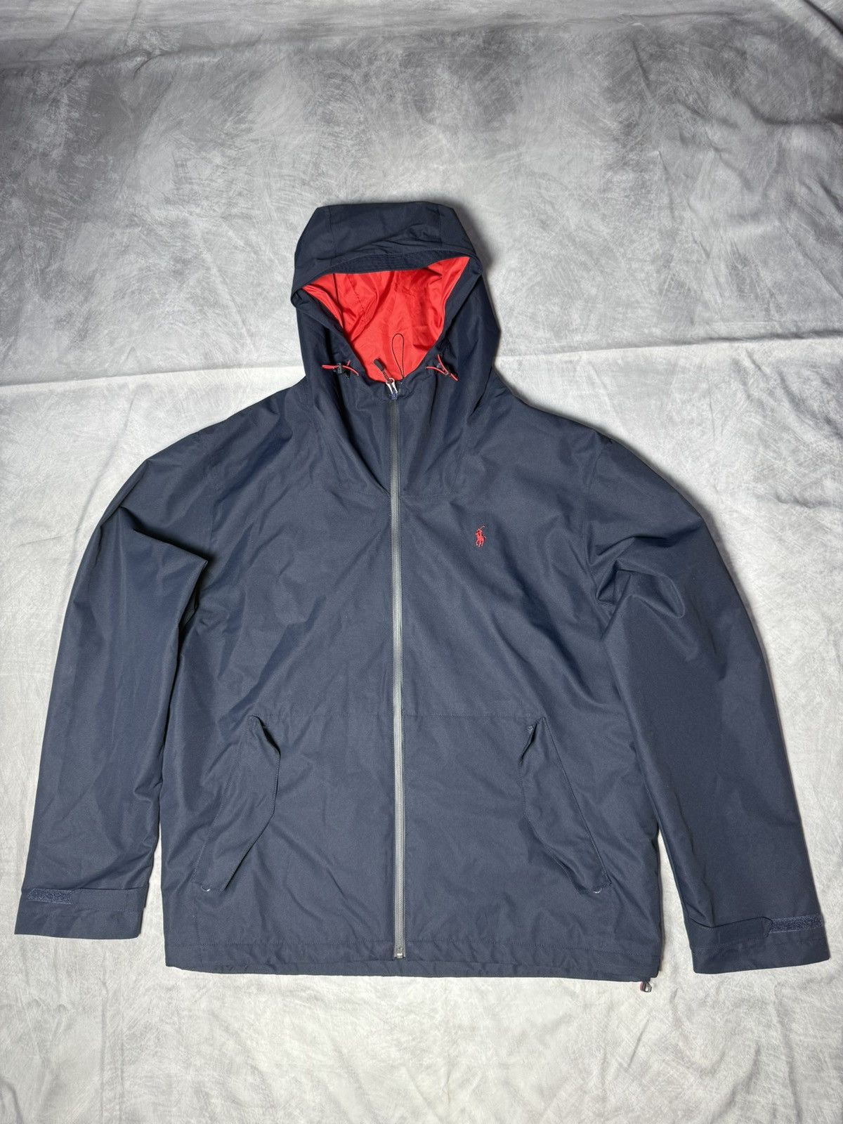 Polo Ralph Lauren × Ralph Lauren Polo Ralph Lauren Men Full Zip Hooded Water Repellent Jacket Size US XXL / EU 58 / 5 - 1 Thumbnail