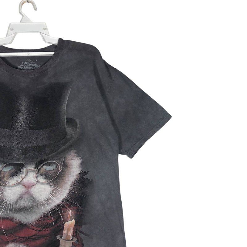 Anime Vintage The Mountain Grumpy Cat T-Shirt Size US L / EU 52-54 / 3 - 4 Thumbnail