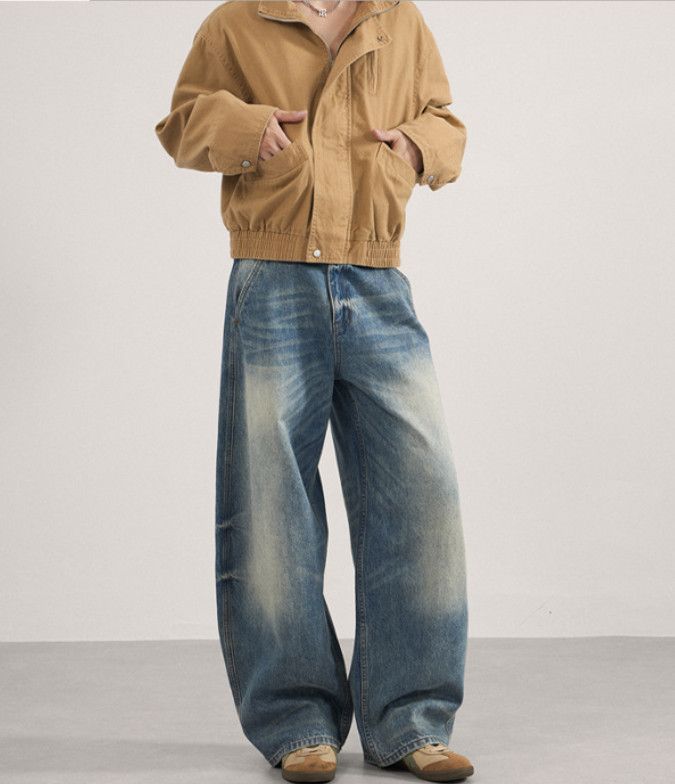Japanese Brand American high street style baggy cutaway jeans Size US 32 / EU 48 - 2 Thumbnail