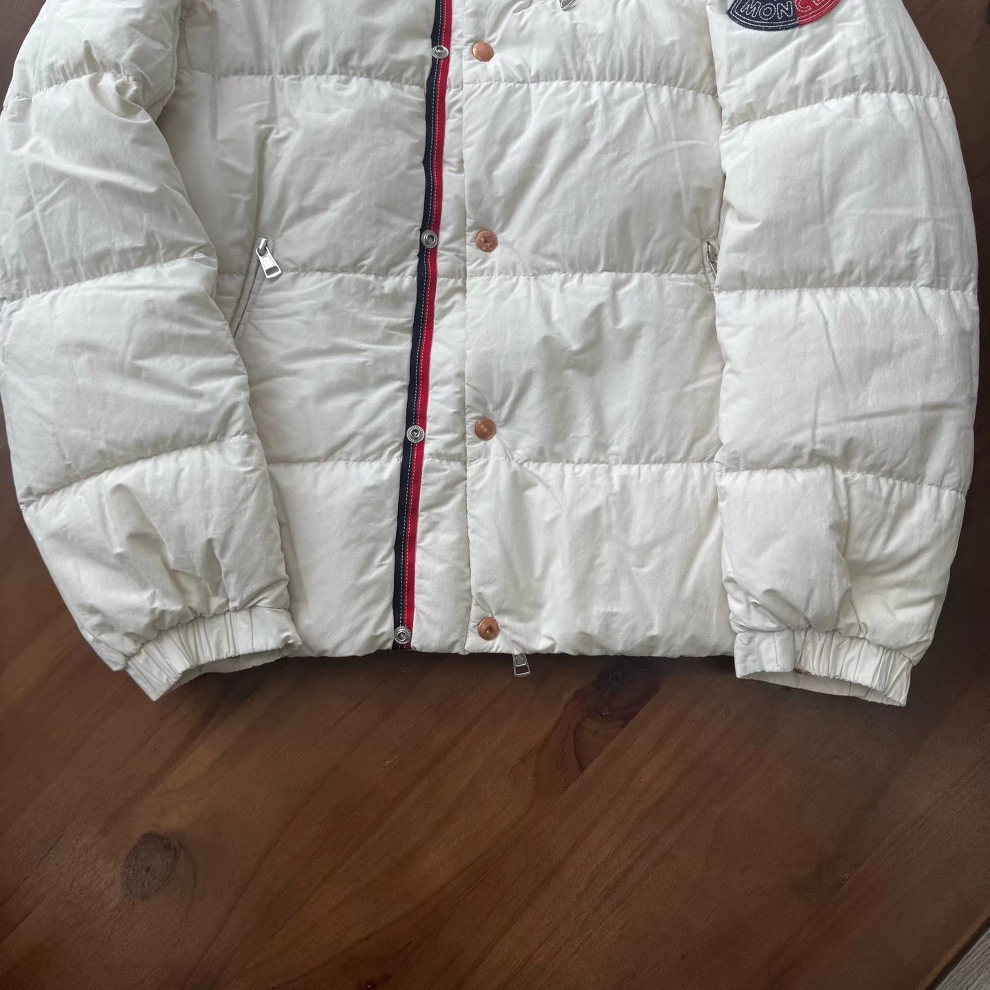 Moncler Genius Moncler GENIUS Diagonal Stripe Puffer Jacket Size 3 dbk Size US L / EU 52-54 / 3 - 4 Thumbnail