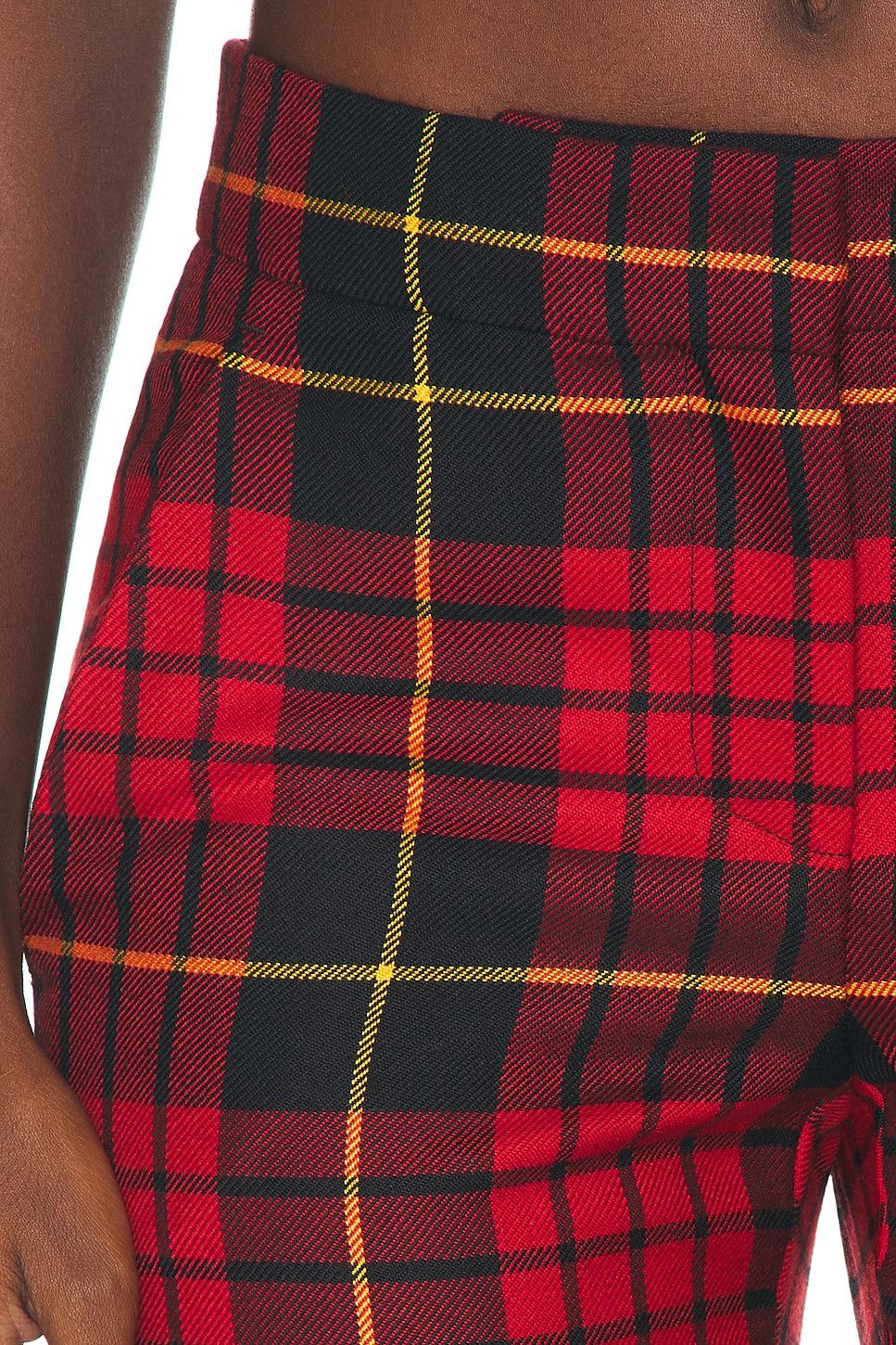 Alexander McQueen o1srvl11e0326 MacQueen Tartan Cropped Trousers in Multicolor Size 26" / US 2 / IT 38 - 6 Thumbnail