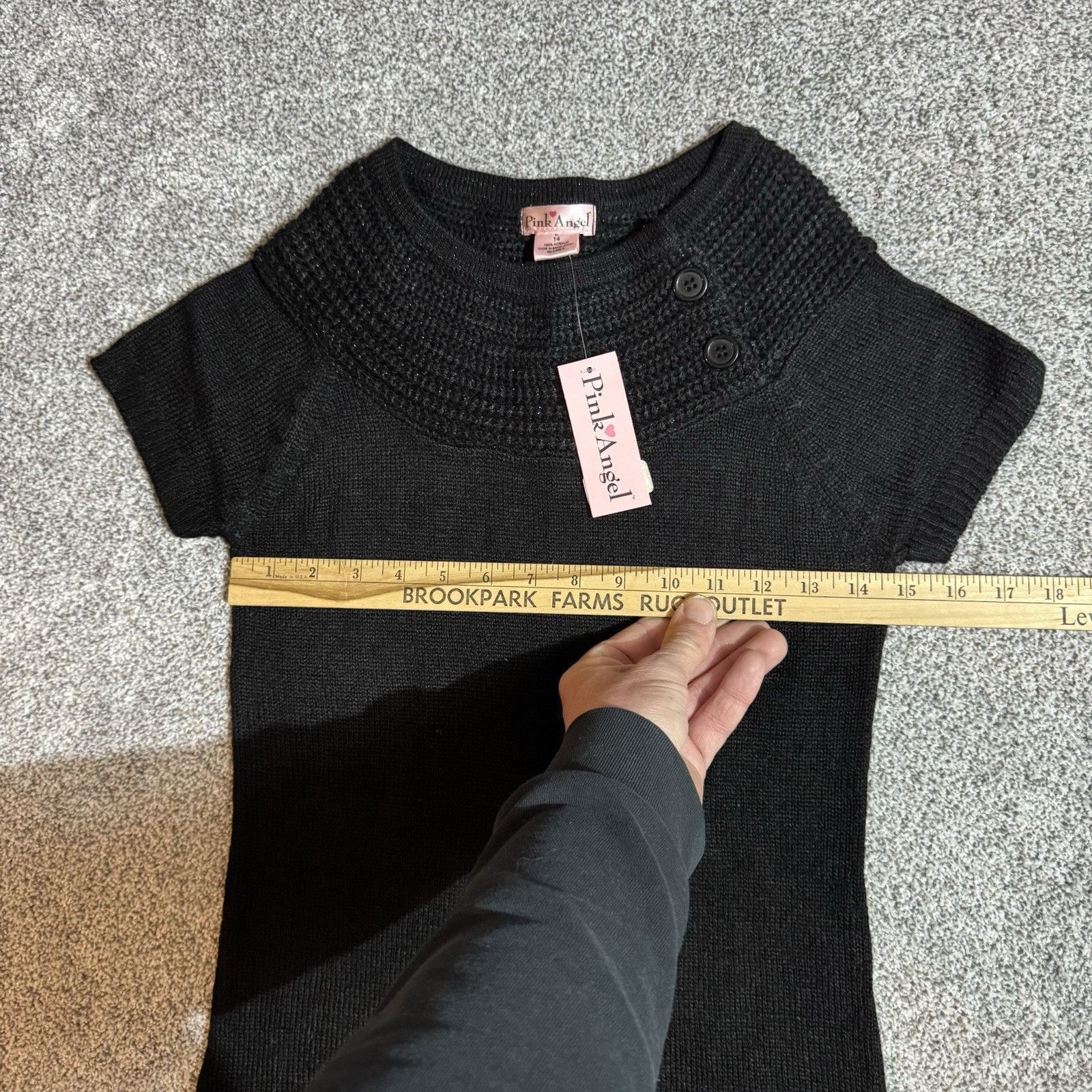 Other Vintage Y2K Sweater Dress 14 Grunge Layering Knee Length Size XL / US 12-14 / IT 48-50 - 4 Thumbnail