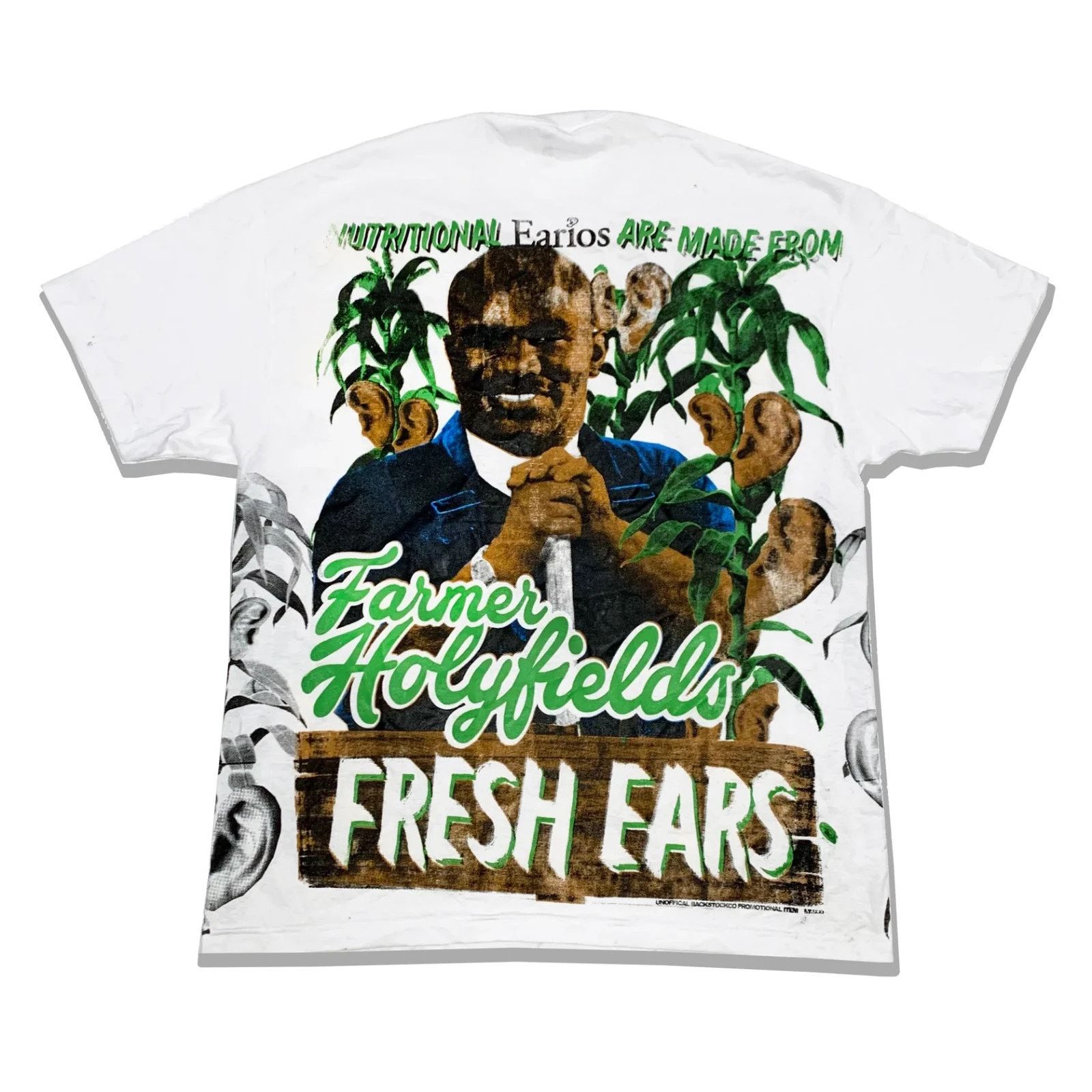 Backbone Backstock Co Mike Tyson Earios Bootleg Graphic T-Shirt 2XL Size US XXL / EU 58 / 5 - 2 Thumbnail
