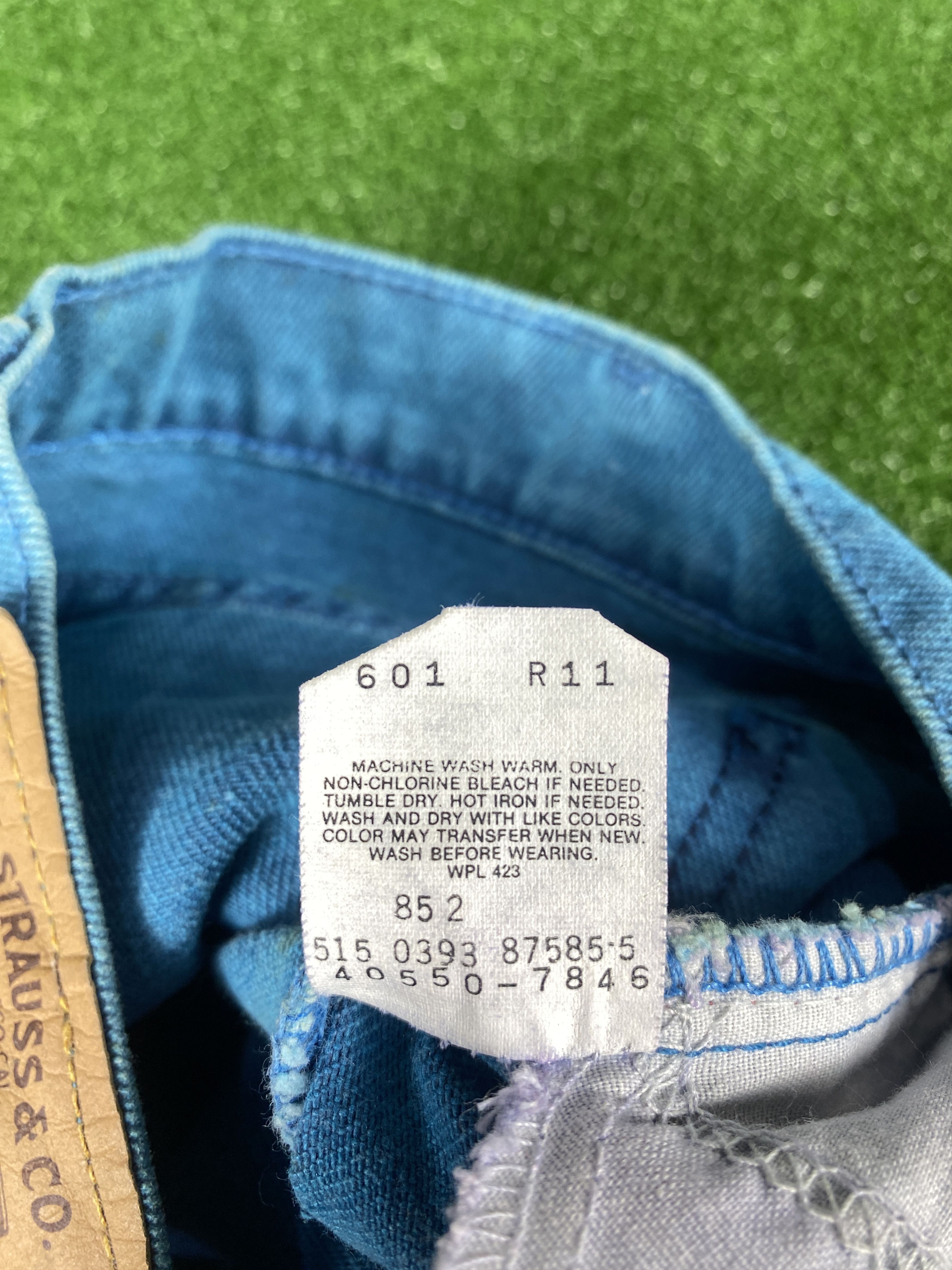 Levi's Vintage Levi's 550 Straight Cut Blue Jeans CP0064 Size US 32 / EU 48 - 11 Thumbnail