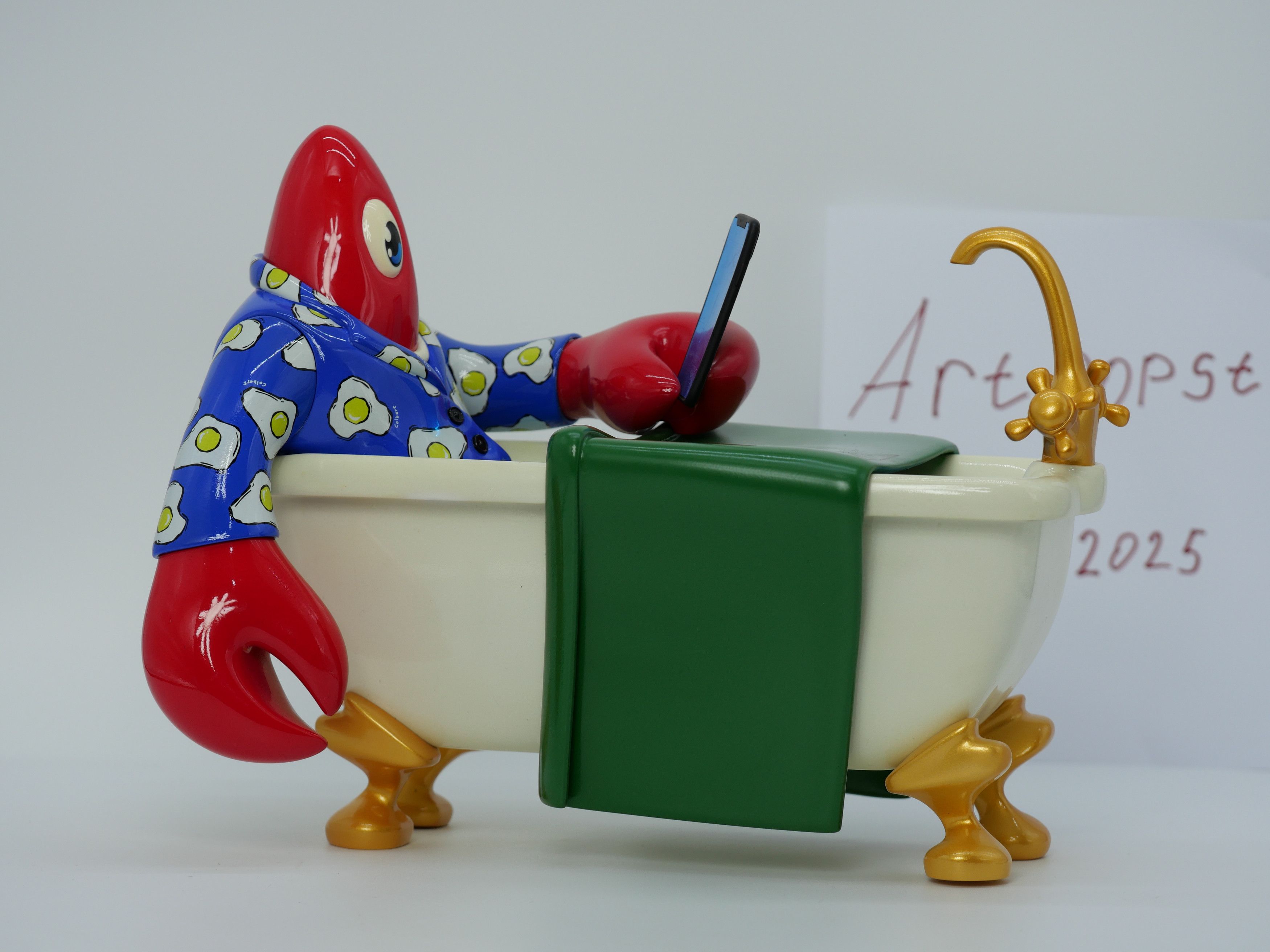 Other × POP MAGAZINE × POP MART PHILIP COLBERT Leisure Time-Lobster Bath Tub Figurine Size ONE SIZE - 2 Thumbnail