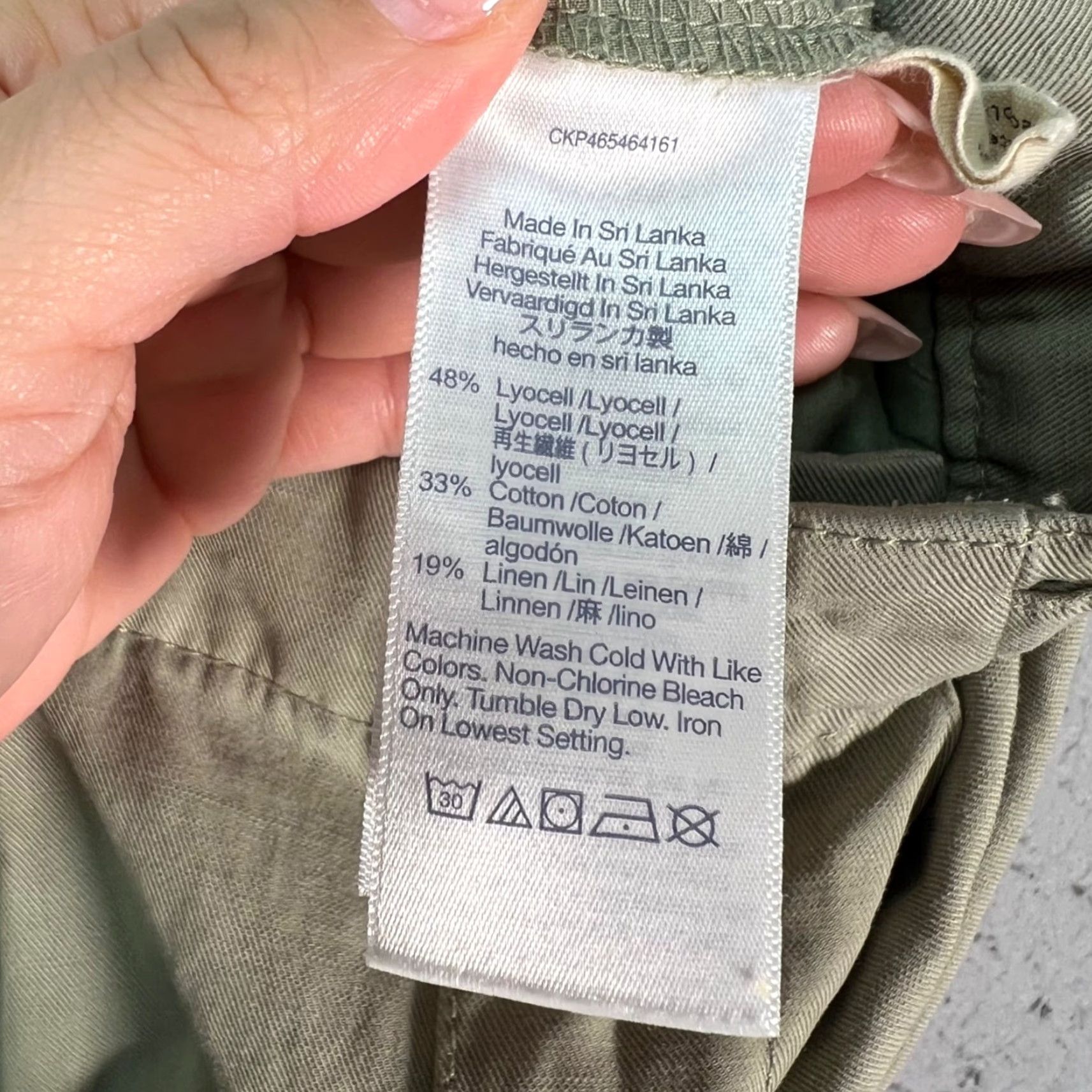Madewell Womens Size 6 Wide Leg Pleated Chino Pants Sage Green