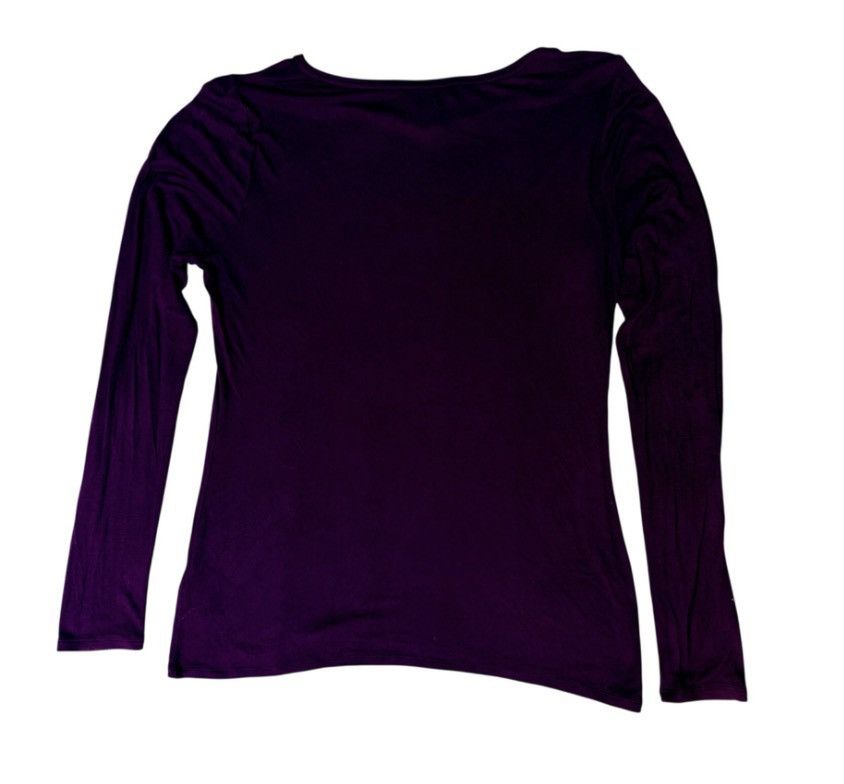 White House Black Market White House Black Market Long Sleeve Scoop Neck Top – Size M Size M / US 6-8 / IT 42-44 - 2 Thumbnail