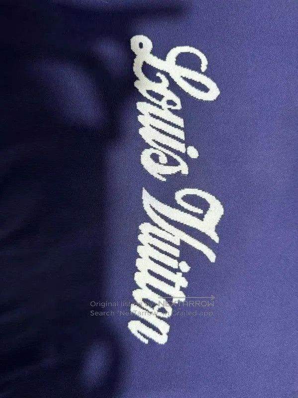 Louis Vuitton Louis Vuitton Blue Wool Logo Embroidered Knitwear . Size US S / EU 44-46 / 1 - 3 Thumbnail
