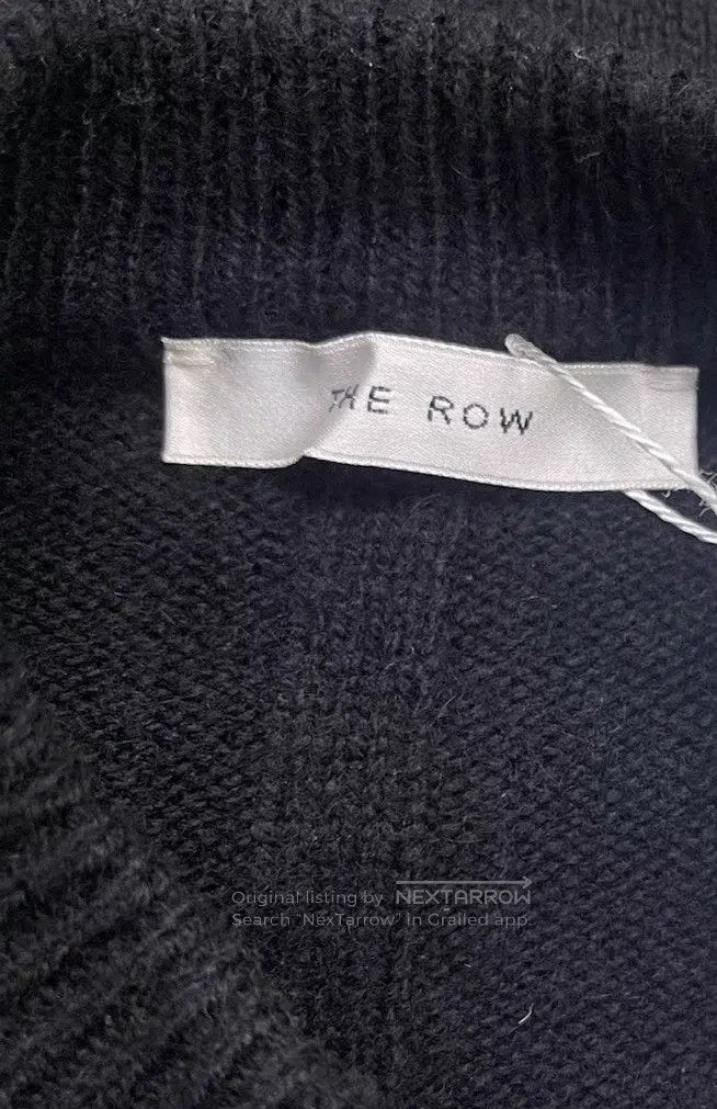 The Row The Row Black crewneck wool cashmere sweater Size XS / US 0-2 / IT 36-38 - 4 Thumbnail