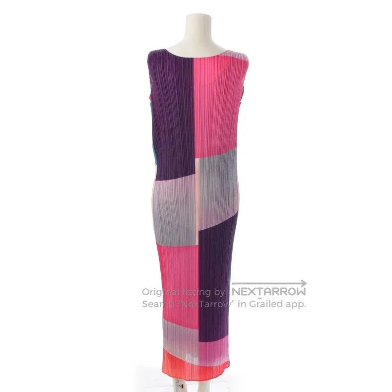 Issey Miyake Issey Miyake Color-block Dress Size M / US 6-8 / IT 42-44 - 2 Thumbnail