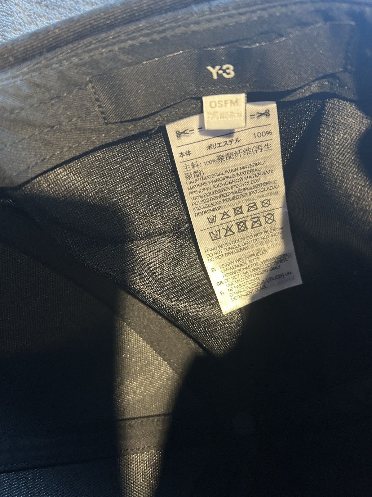 Y-3 Y-3 Pocket Cap Size ONE SIZE - 8 Thumbnail