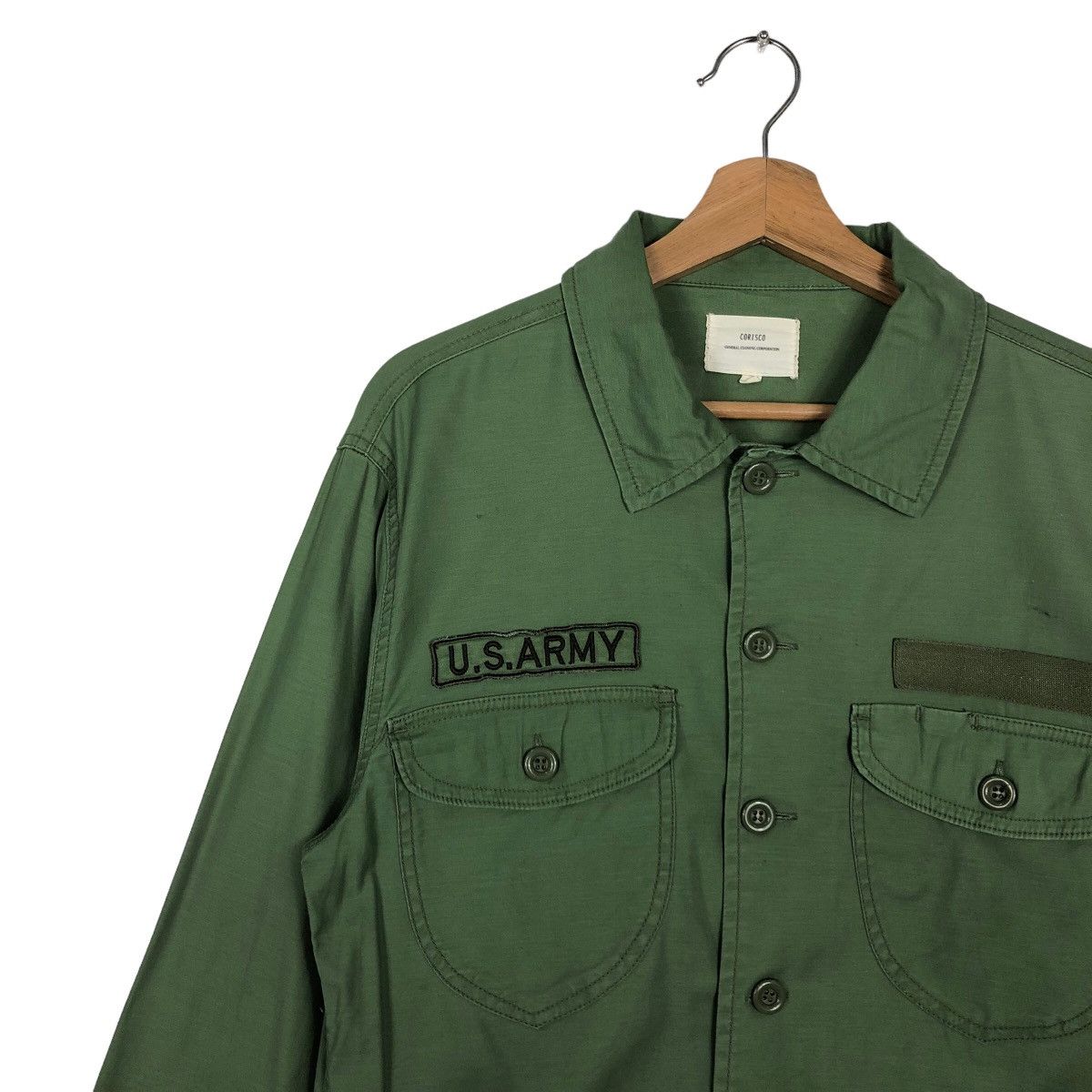 🔥90s Military Inspector Chore Jacket Pocket Corisco General