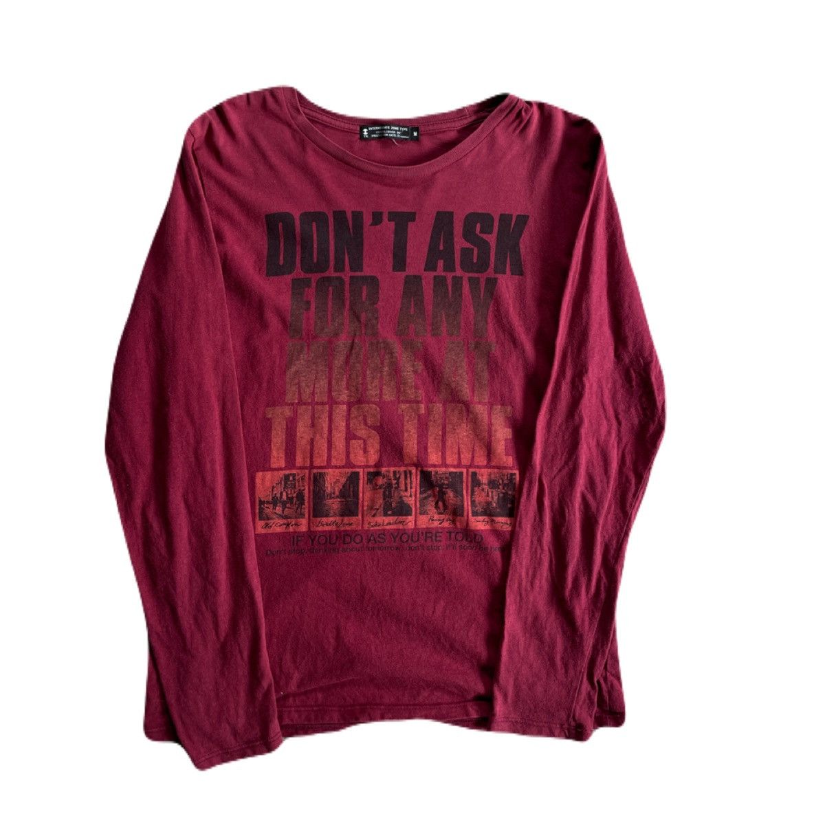 If Six Was Nine 2000s Japanese archive Vkei Poem Long Sleeve Tee Y2K Size US S / EU 44-46 / 1 - 2 Thumbnail