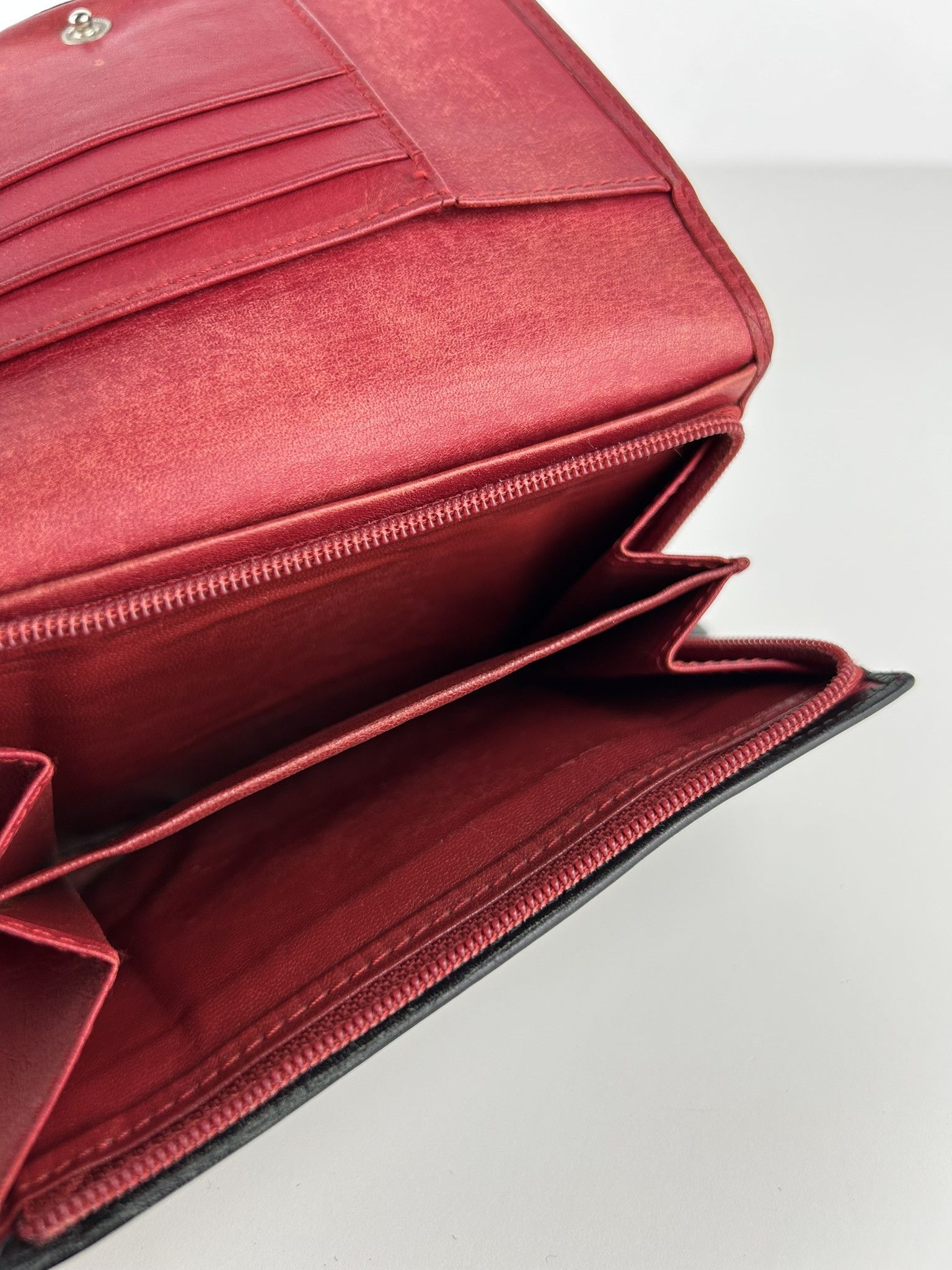 Dior Vintage 90s Dior leather bifold wallet Size ONE SIZE - 13 Thumbnail