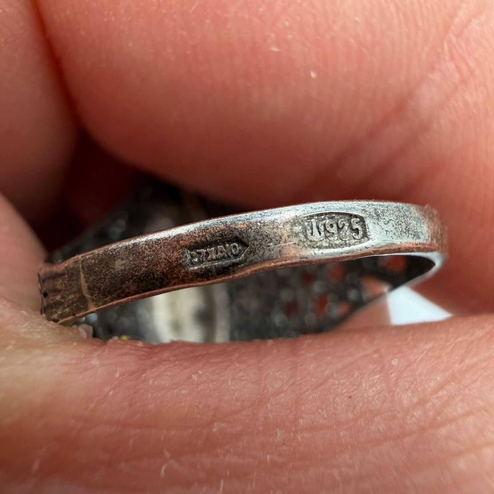 Vintage Vintage 925 Sterling Silver Filigree Ring Size 7.25 US Size ONE SIZE - 6 Thumbnail