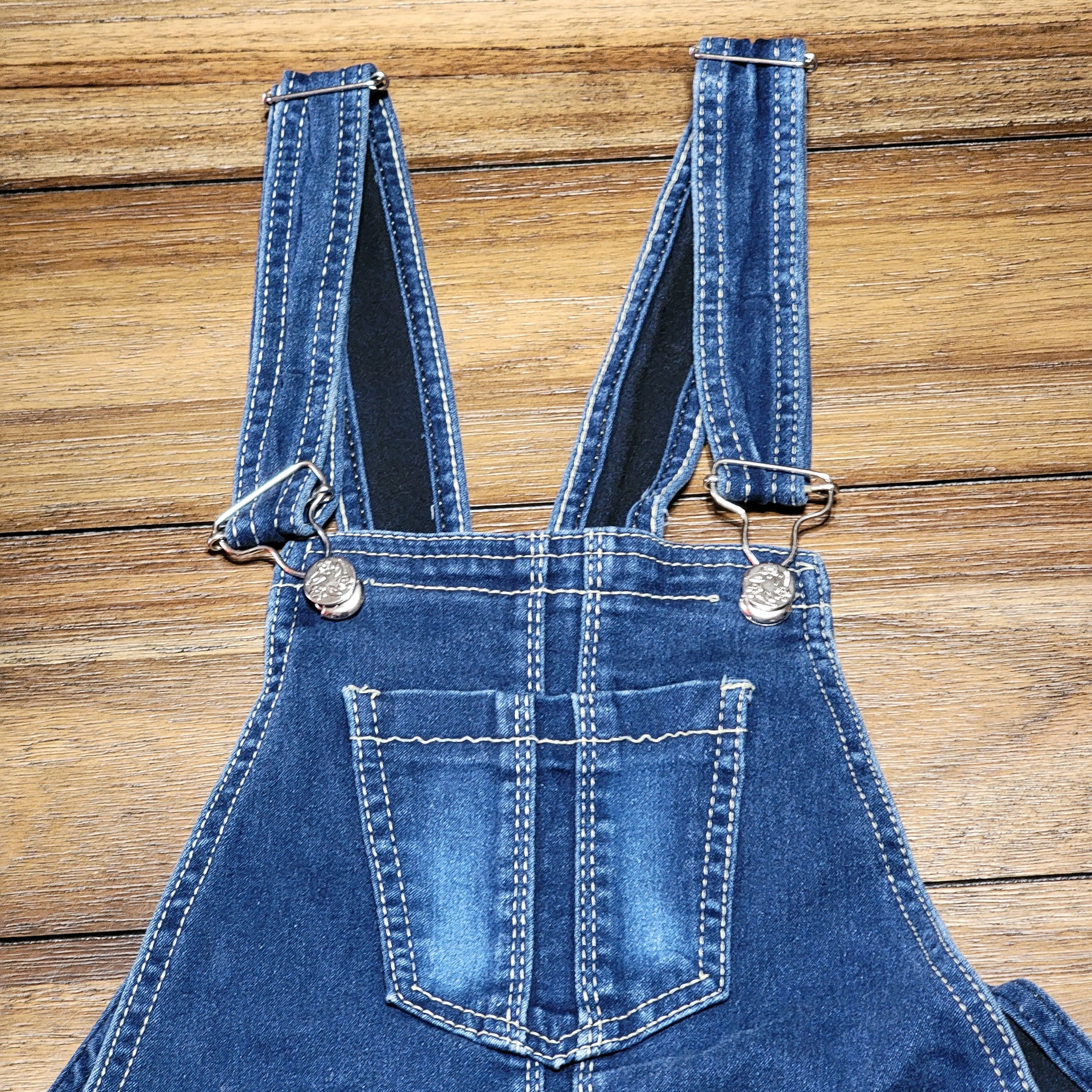 Other Junior Denim Shorts Overalls Size 30" / US 8 / IT 44 - 2 Thumbnail