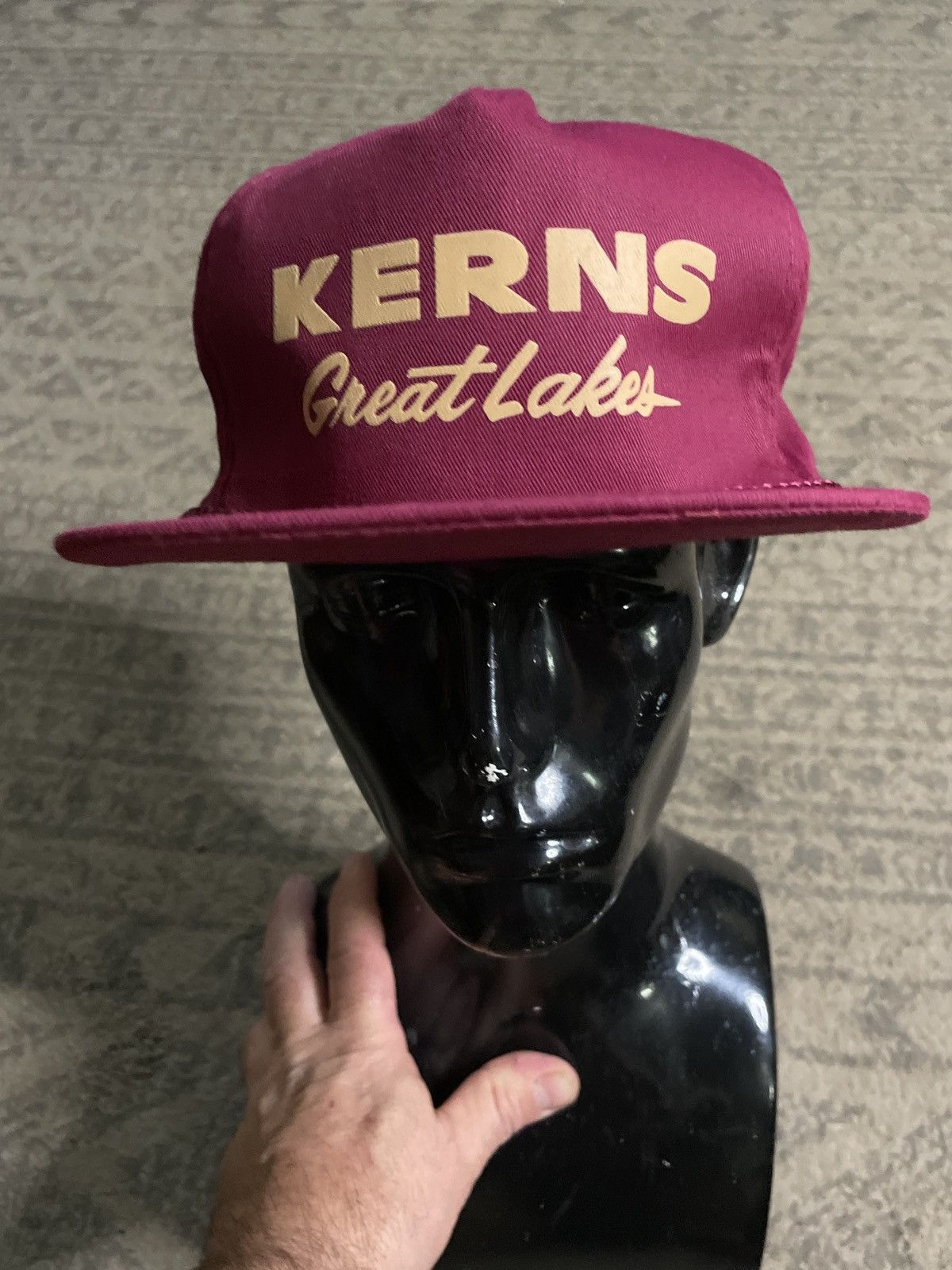Vintage KERNS Great Lakes HAT CAP Michigan Roped SnapBack vintage 🔥 Size ONE SIZE - 2 Thumbnail