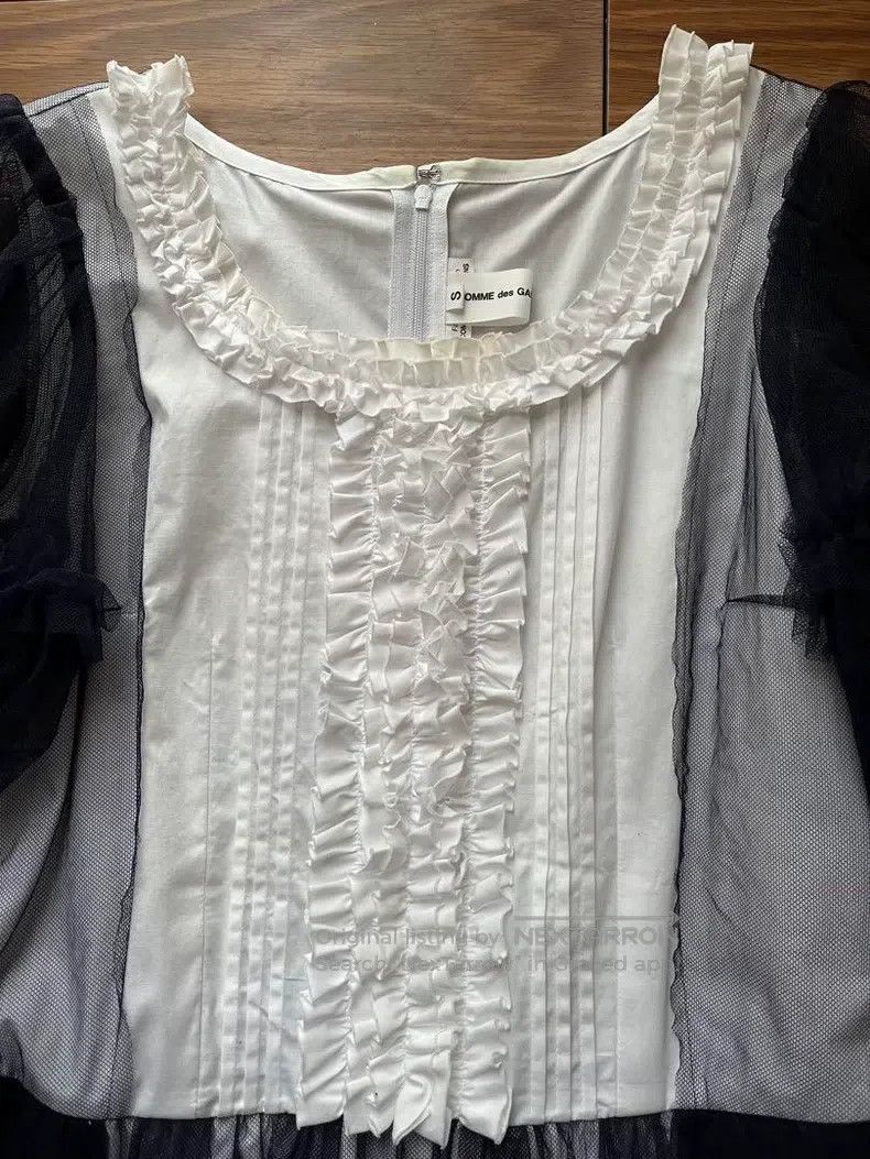 Comme des Garcons Comme Des Garcons White vintage lace design dress Size S / US 4 / IT 40 - 4 Thumbnail