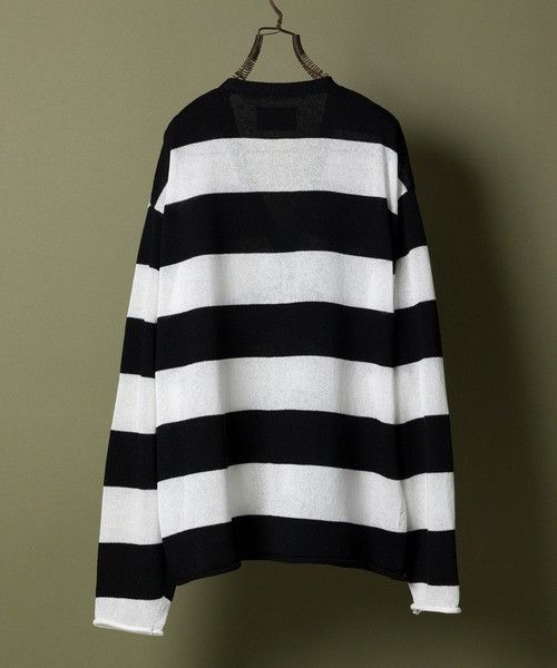 Number (N)ine Number nine SEE THROUGH STRIPED KNIT CARDIGAN Size US M / EU 48-50 / 2 - 5 Thumbnail
