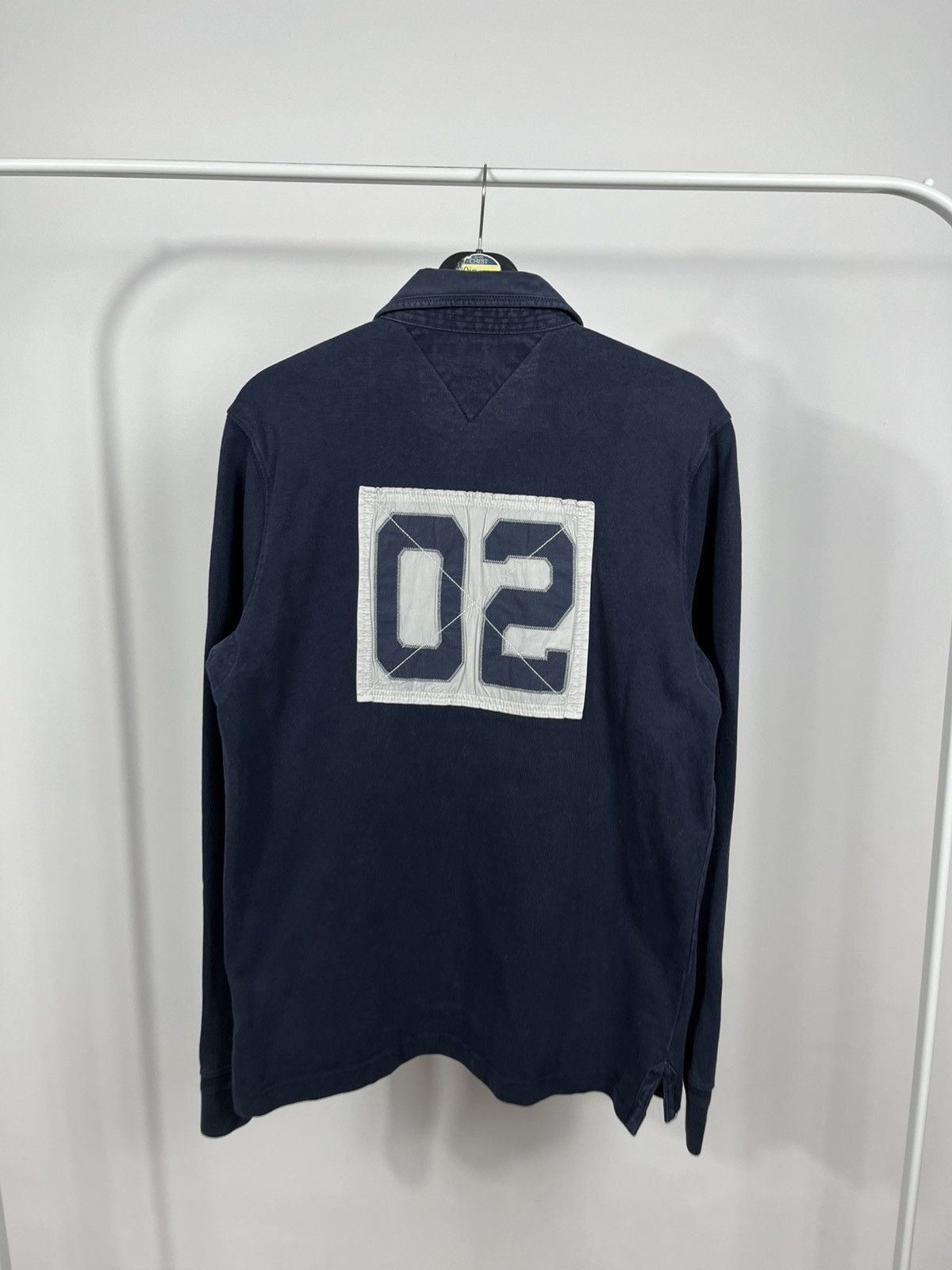 Tommy Hilfiger Tommy Hilfiger Long Sleeve Polo Rugby Shirt Embroidered L Size US L / EU 52-54 / 3 - 9 Thumbnail
